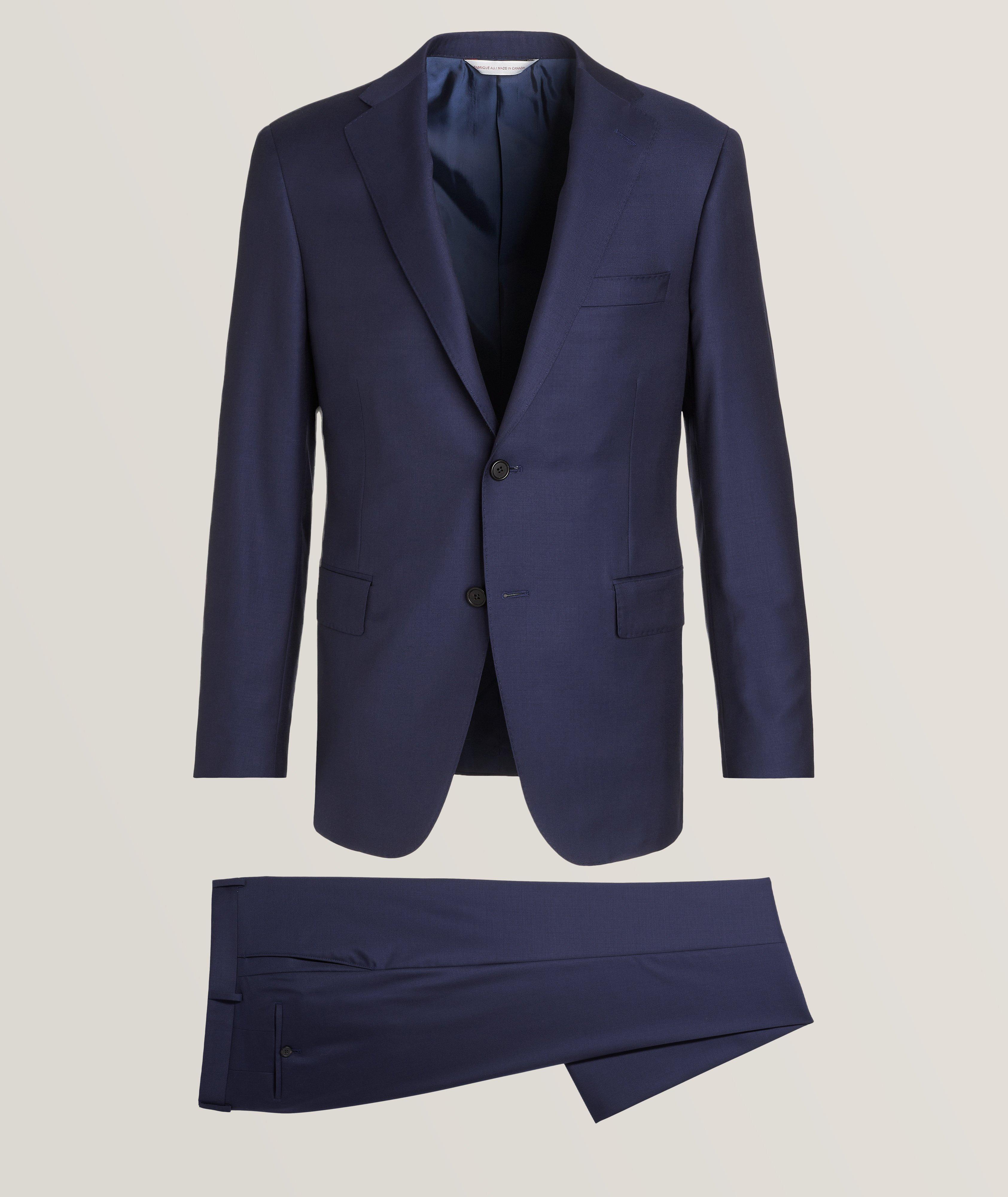 Samuelsohn Complet Madison À Carreaux En Bleu , Taille Homme 40