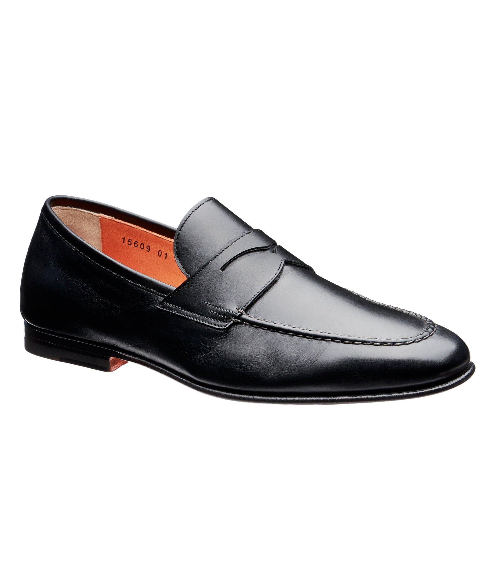 santoni leather
