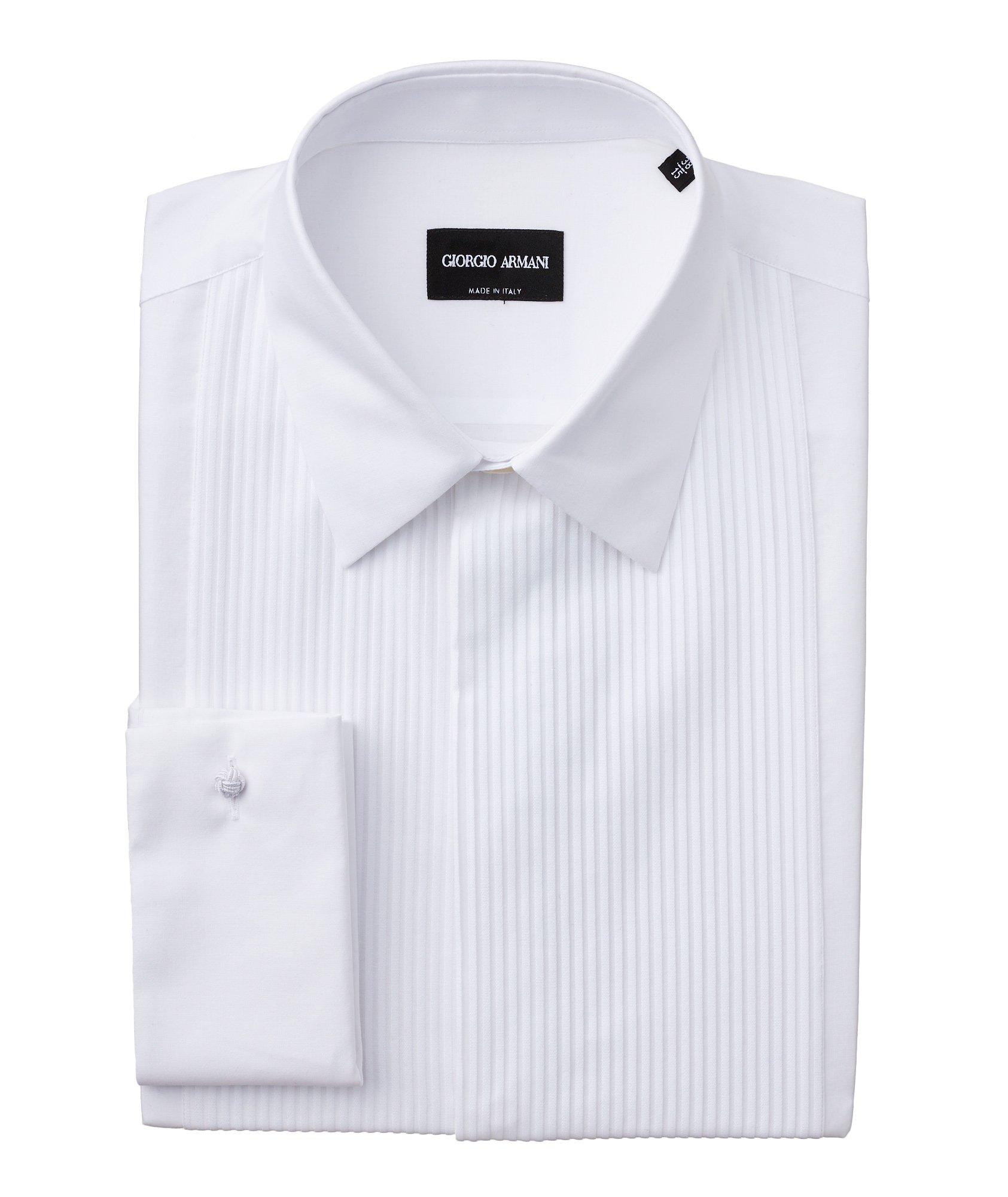 armani collezioni tuxedo shirt