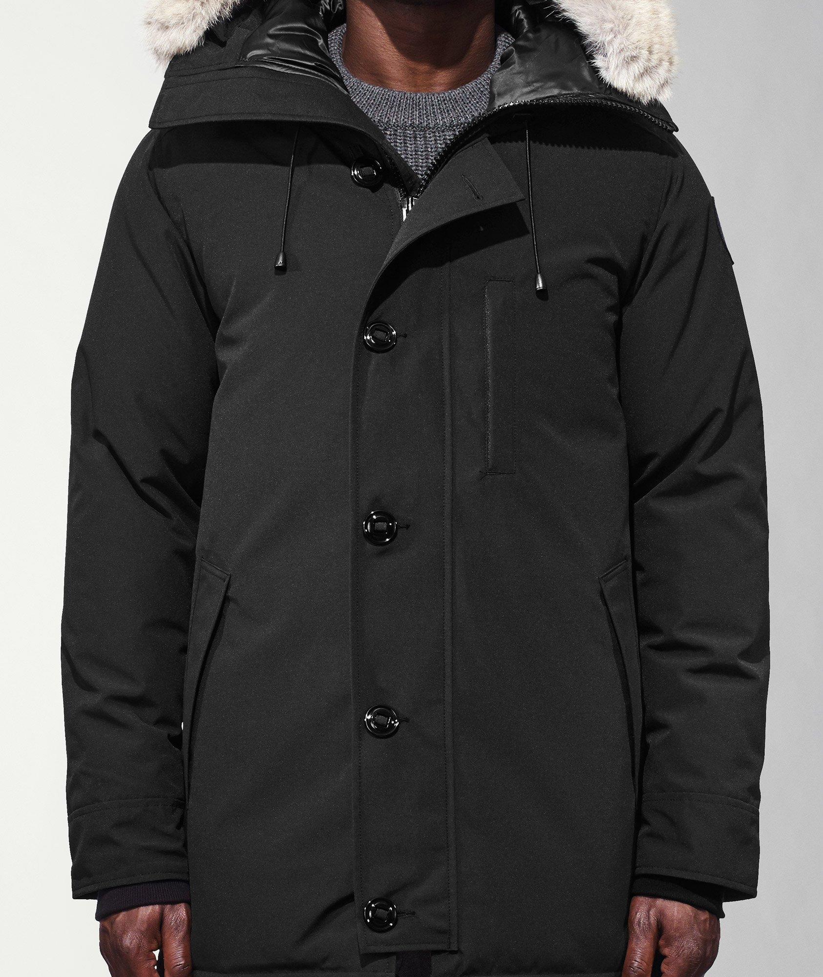 chateau parka black label canada goose