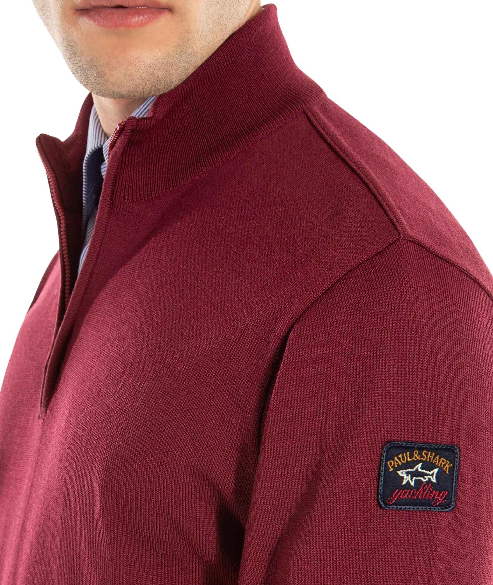 paul and shark half zip jumper