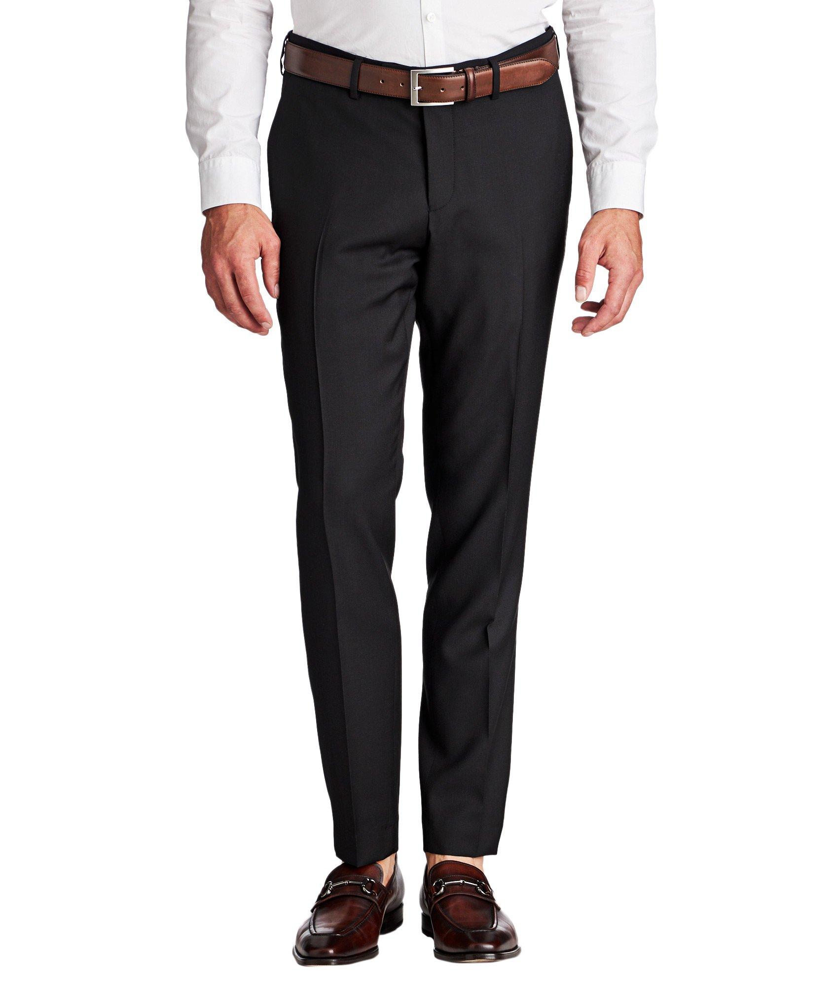 Tiger Of Sweden Pantalon Habillé Gordon En Laine De Coupe Amincie En Noir , Taille Homme 44