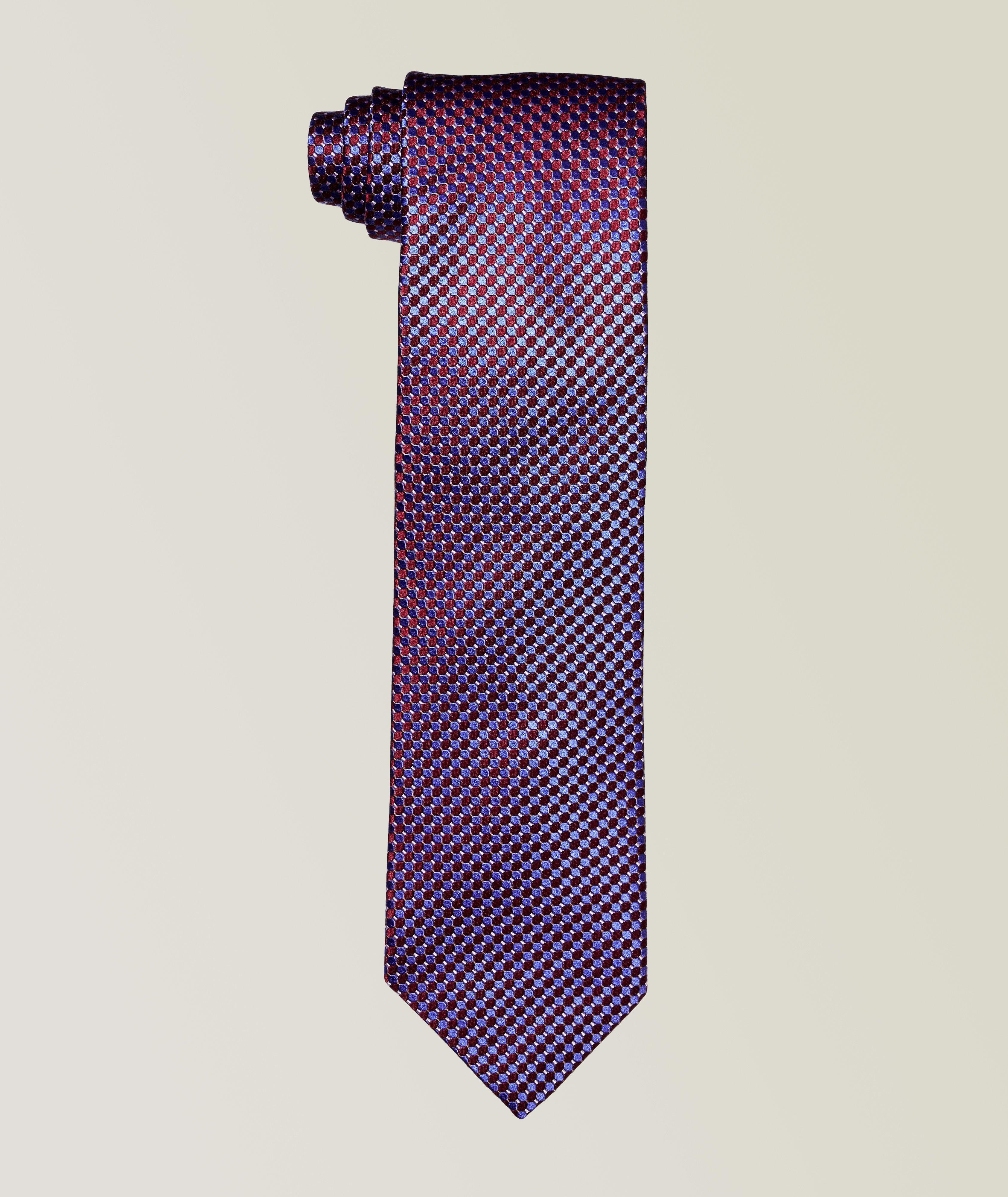 Micro-Dot Silk Tie