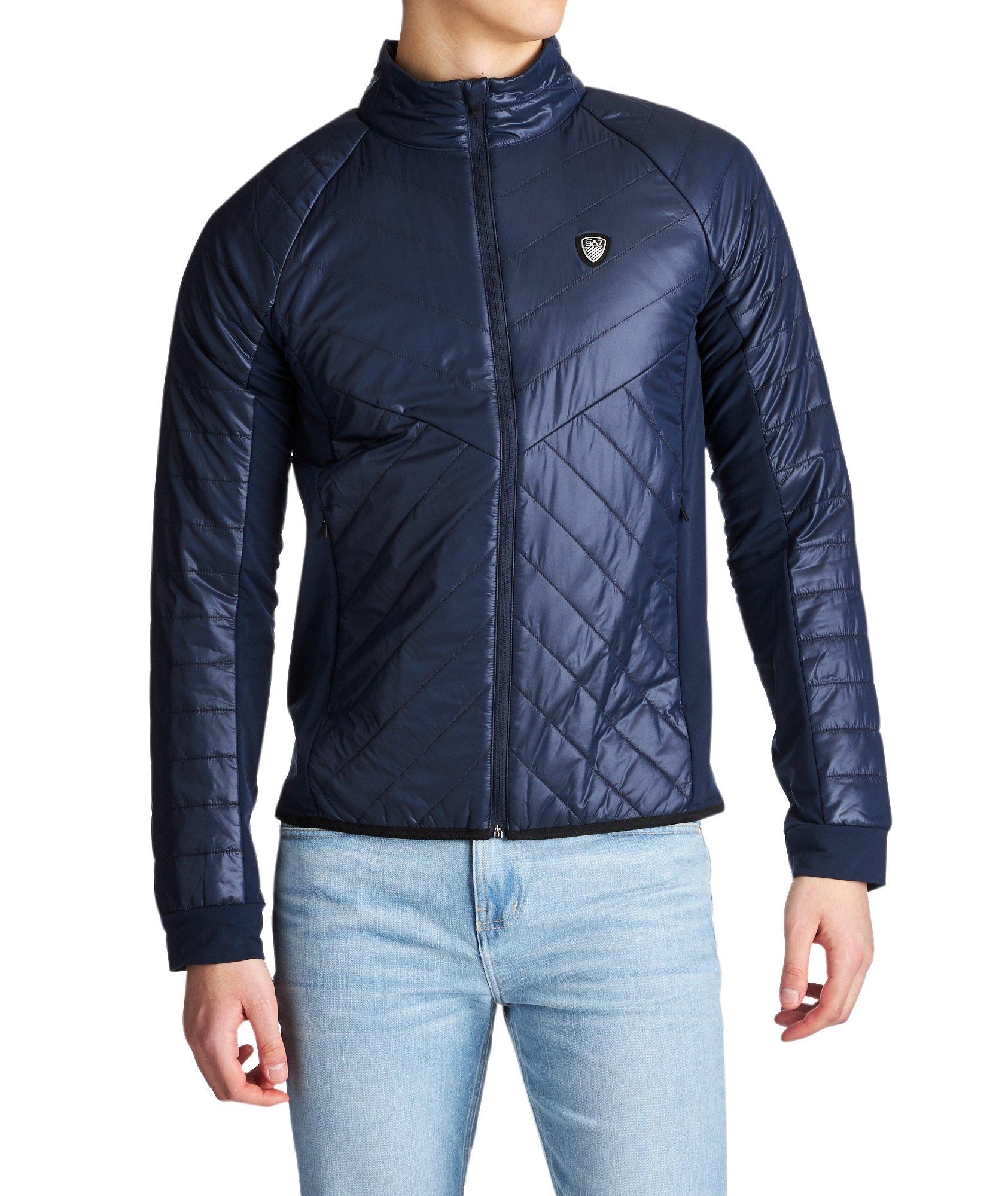 emporio armani fur bomber jacket