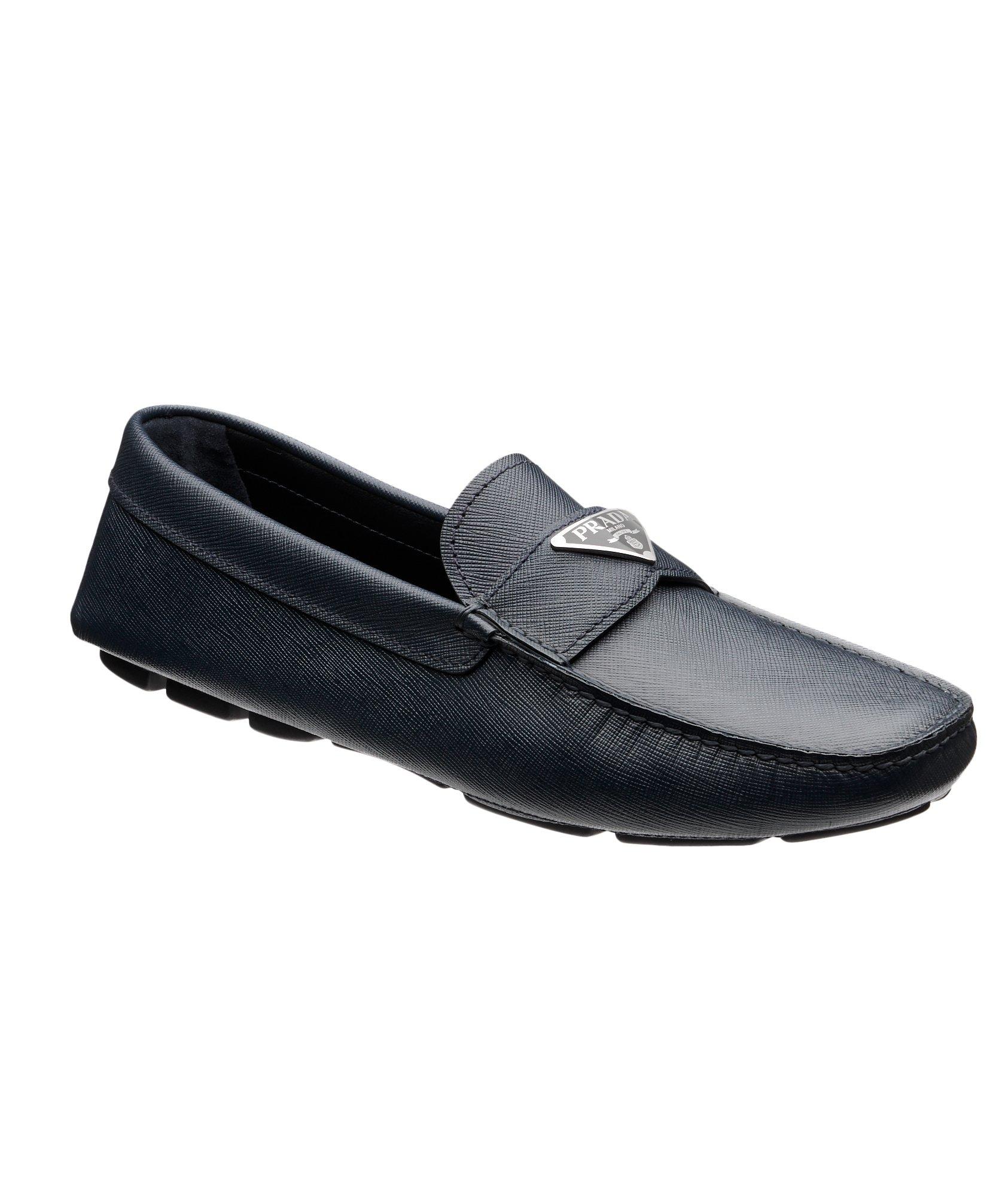 prada mens slip on shoes