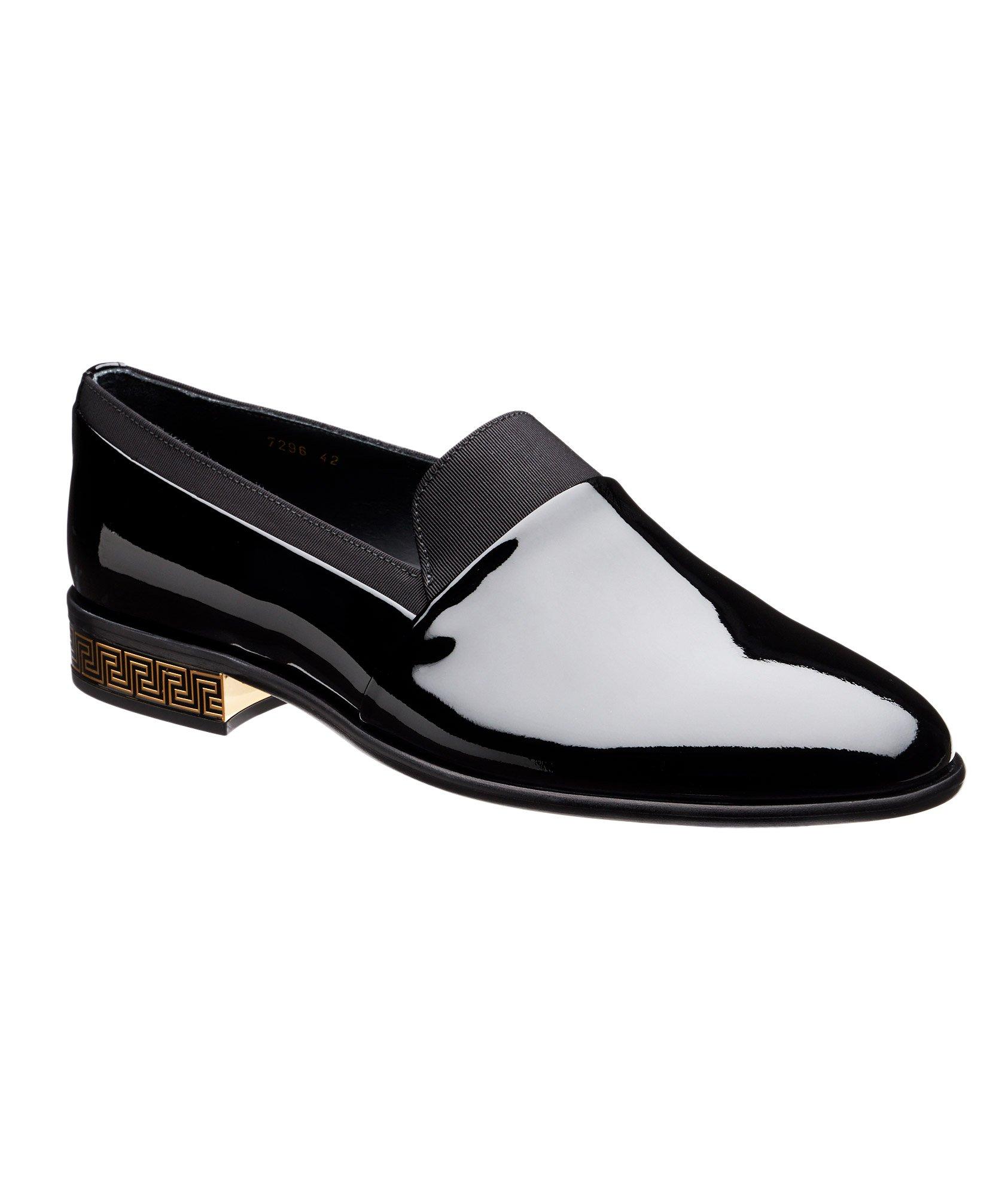 versace patent leather shoes