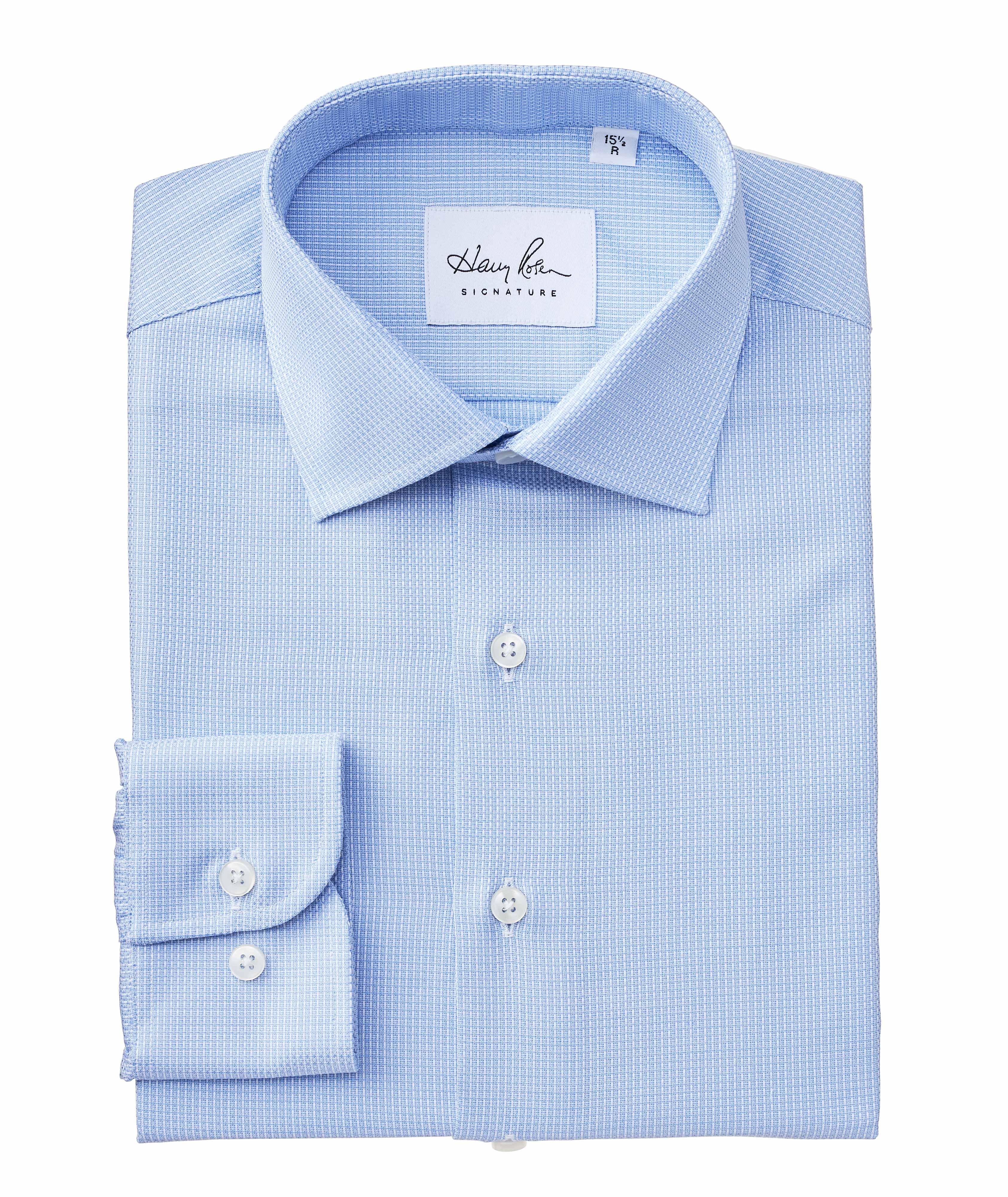 Contemporary Fit Neat-Printed Cotton Dress Shirt image 0