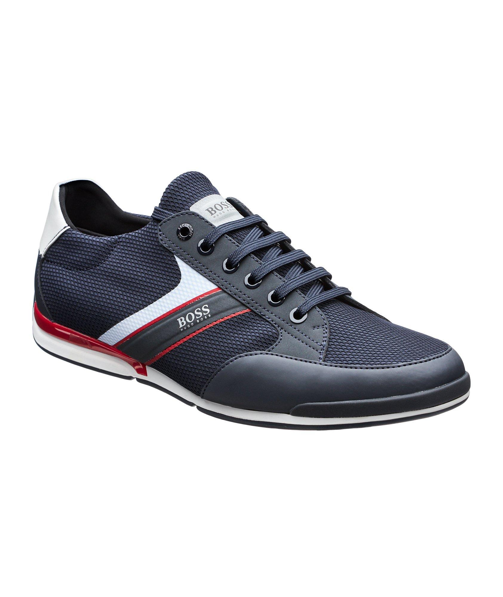 boss smart casual saturn low top trainers