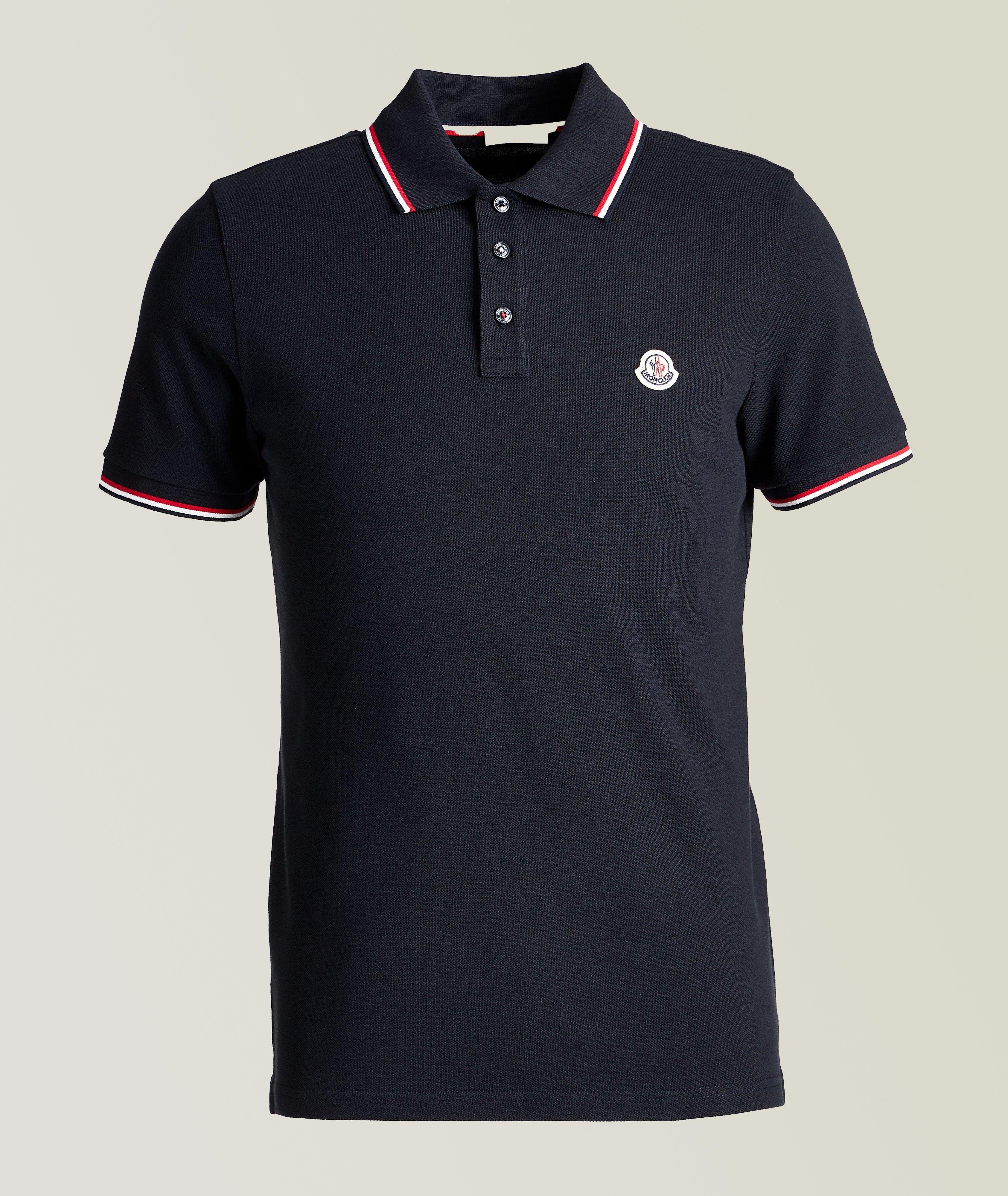 Moncler Polo en coton piqué