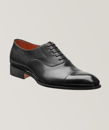 Leather Shoe Toe Shapes: Plain Toe Vs Cap Toe Vs Wing Tip – Vittore Italian  Shoes