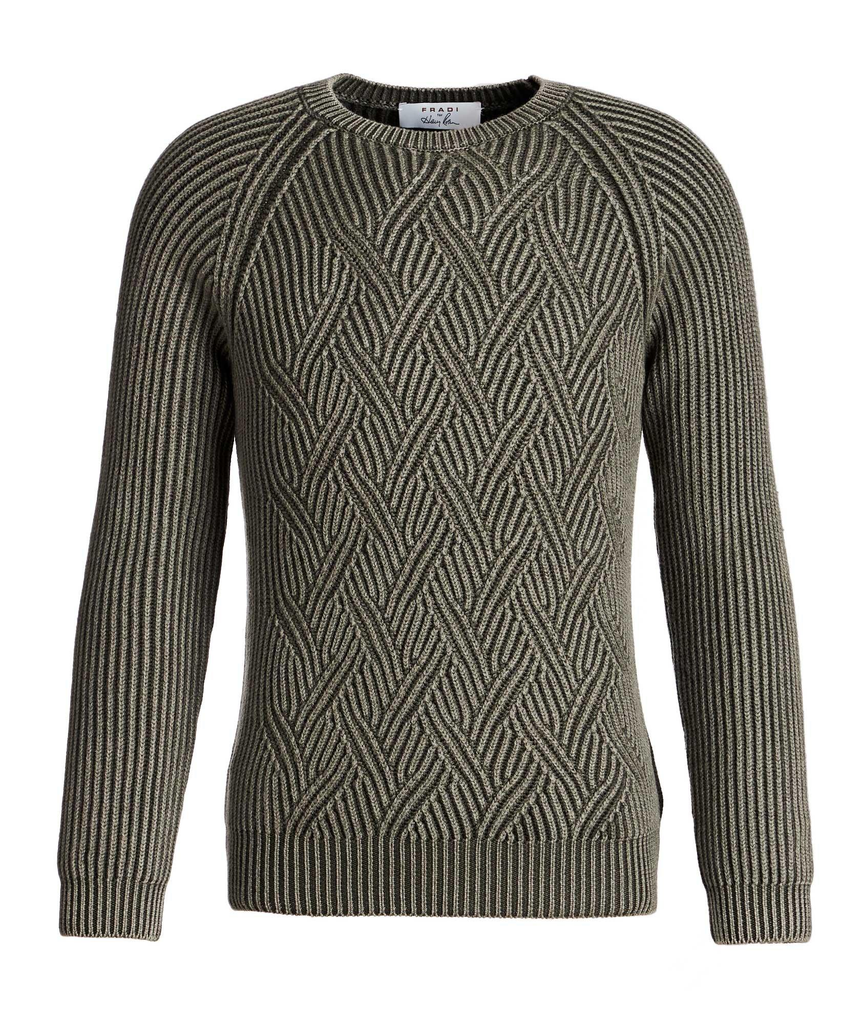 Pull en tricot torsadé de laine image 0