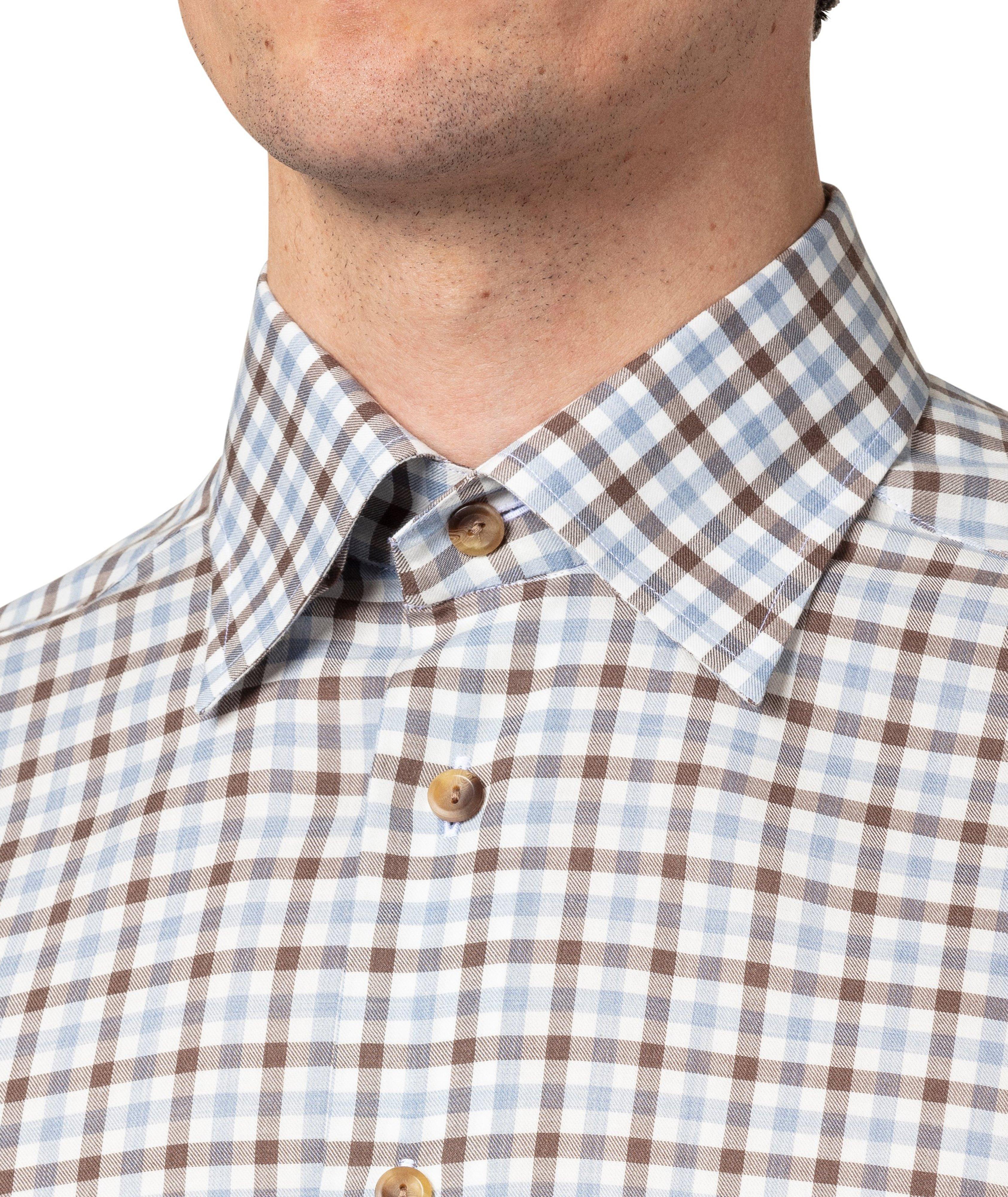 Slim-Fit Gingham Dress Shirt image 3