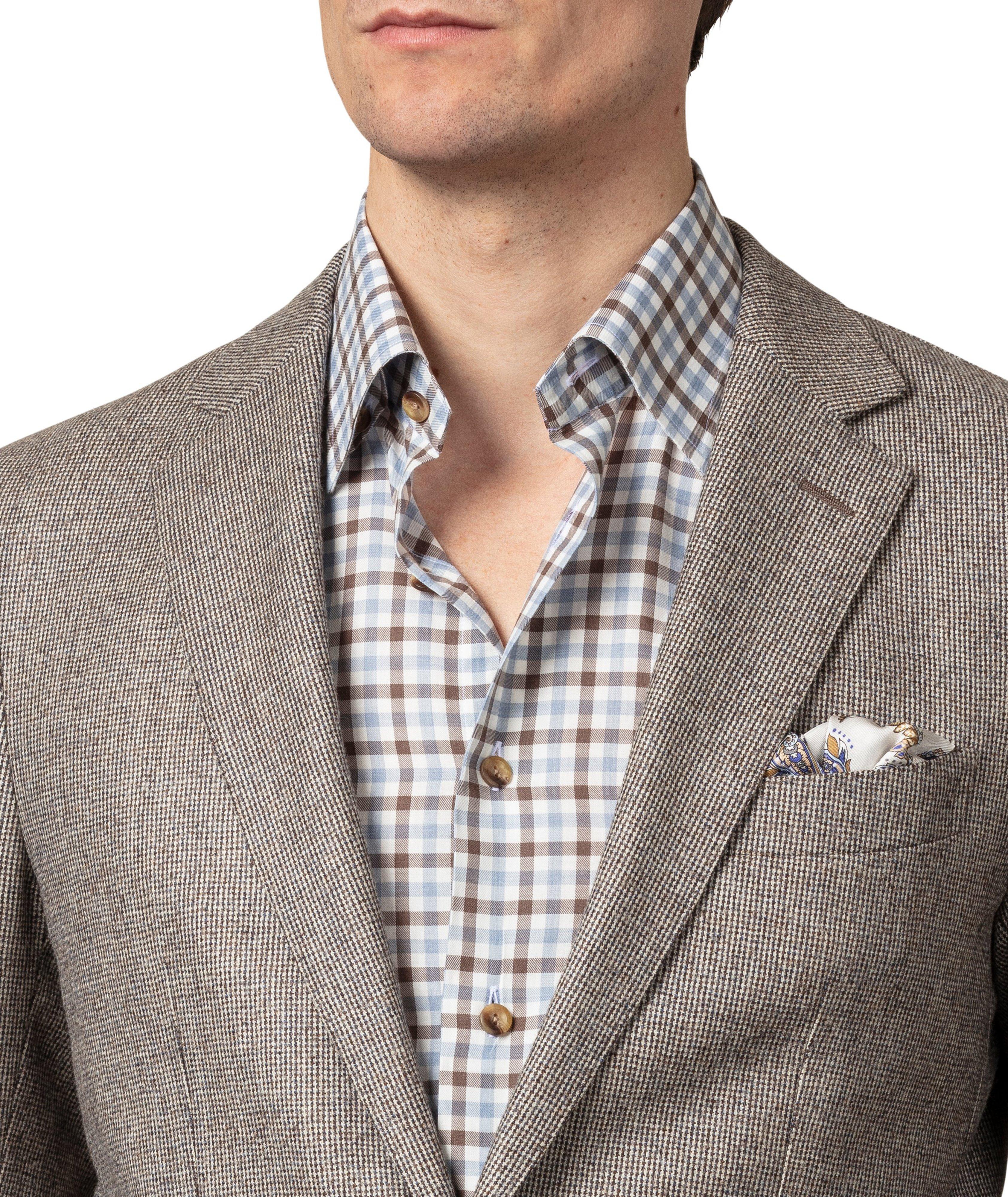 Slim-Fit Gingham Dress Shirt image 5