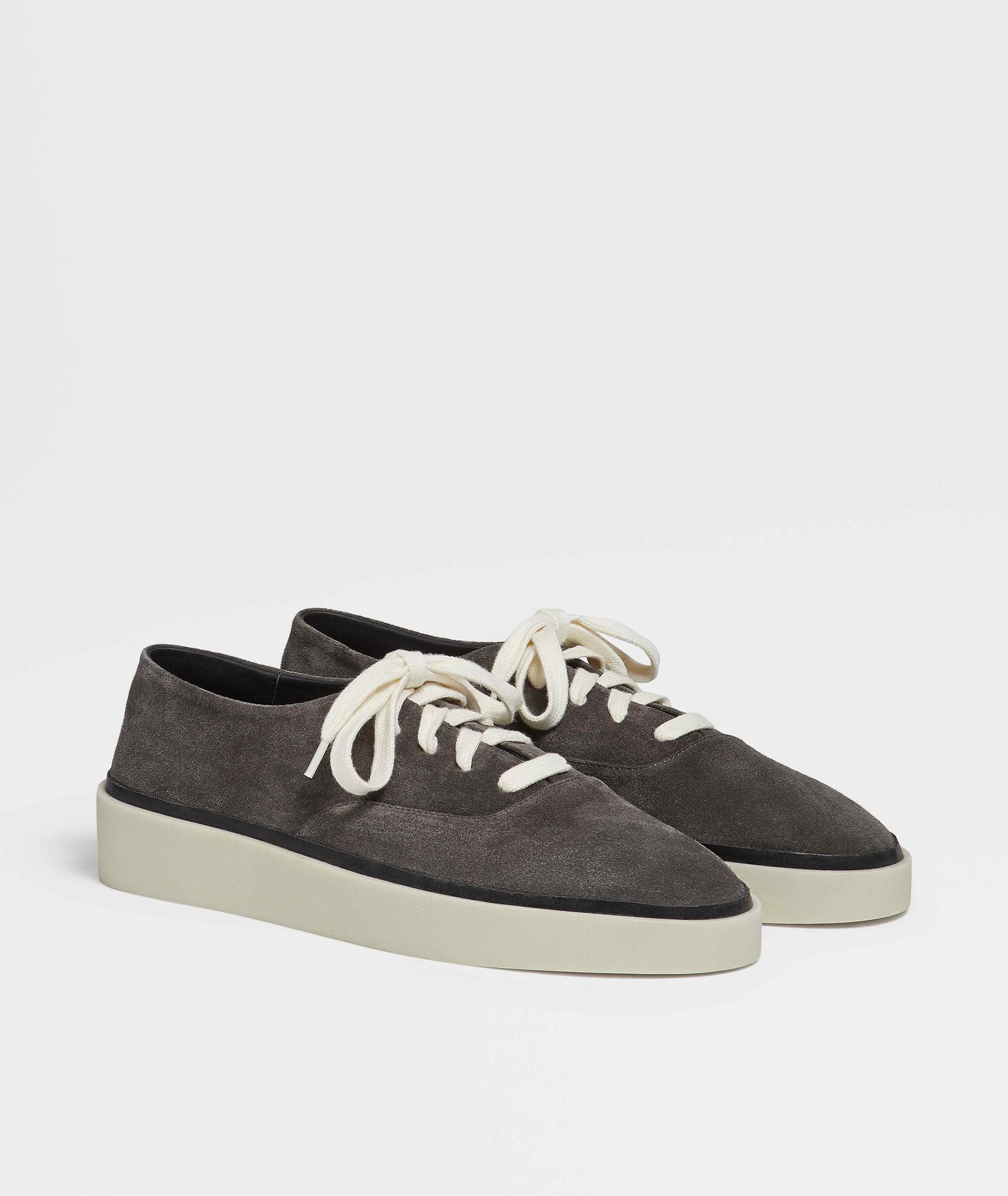 fear of god suede sneakers