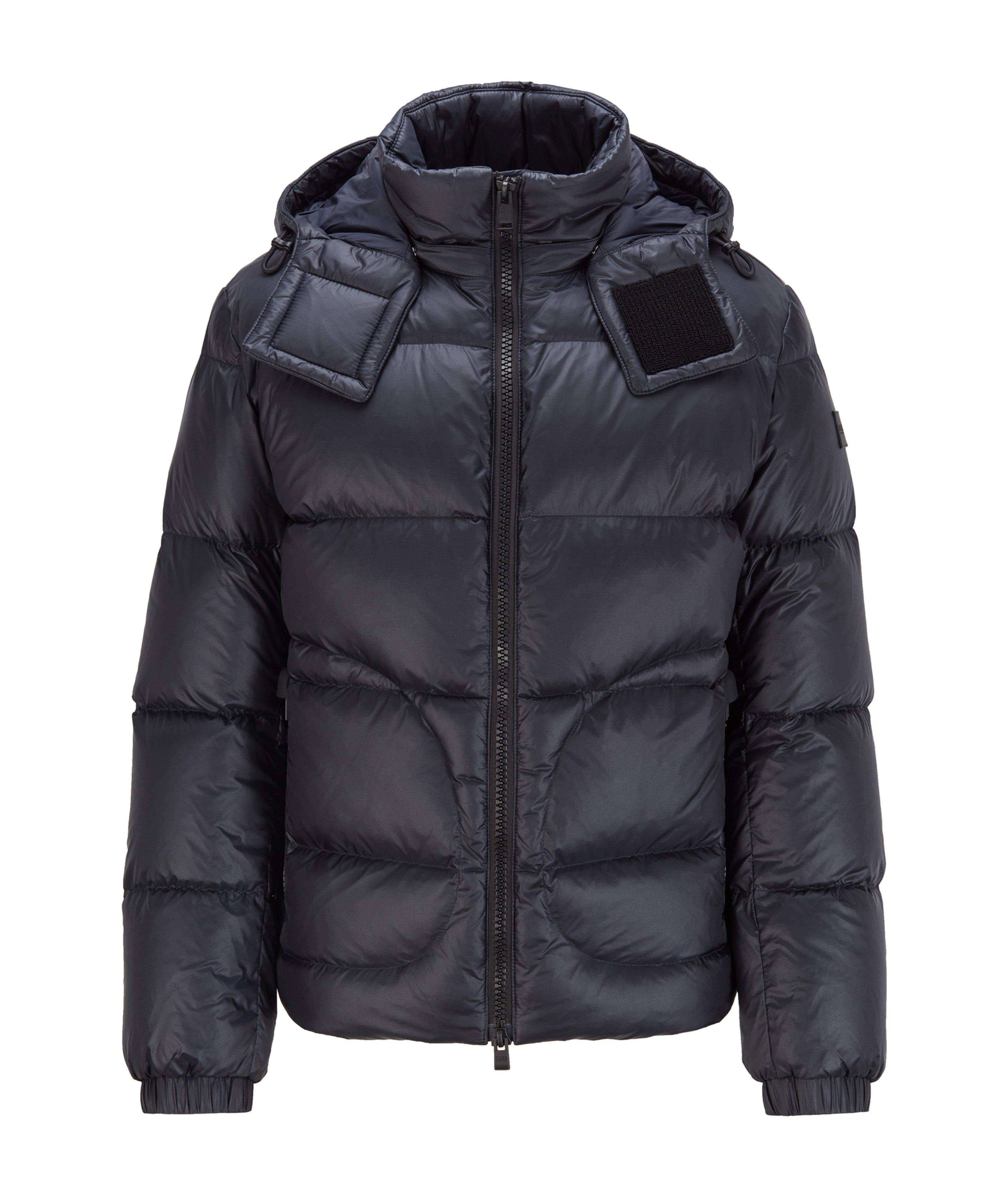 hugo water repellent down jacket