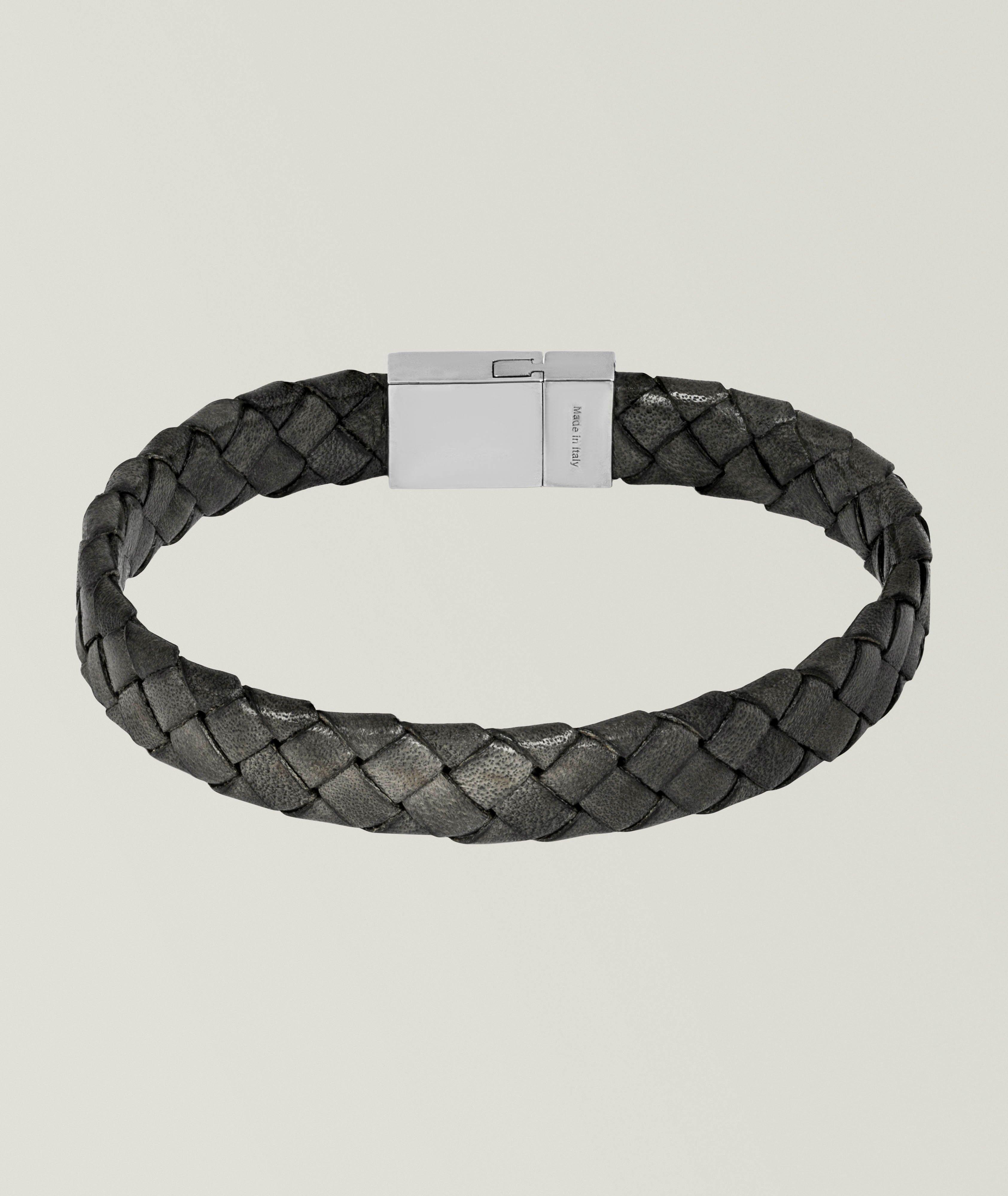 Braided Leather Bracelet image 1