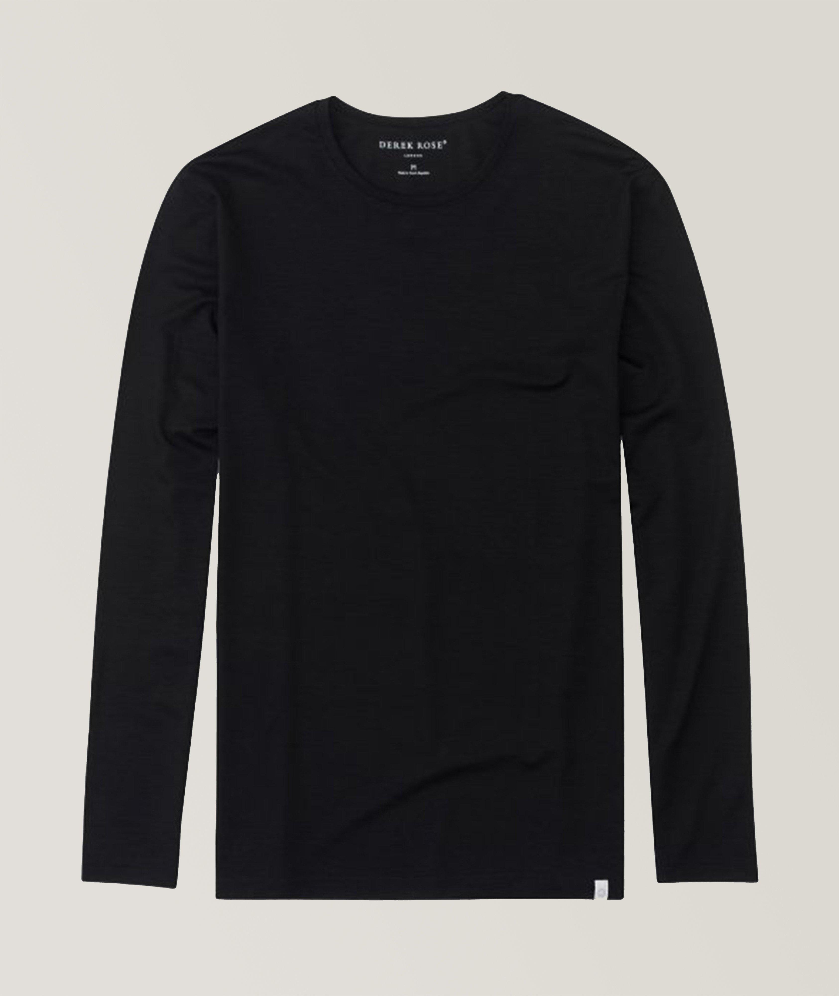 Basel Long-Sleeve Stretch-Micromodal T-Shirt