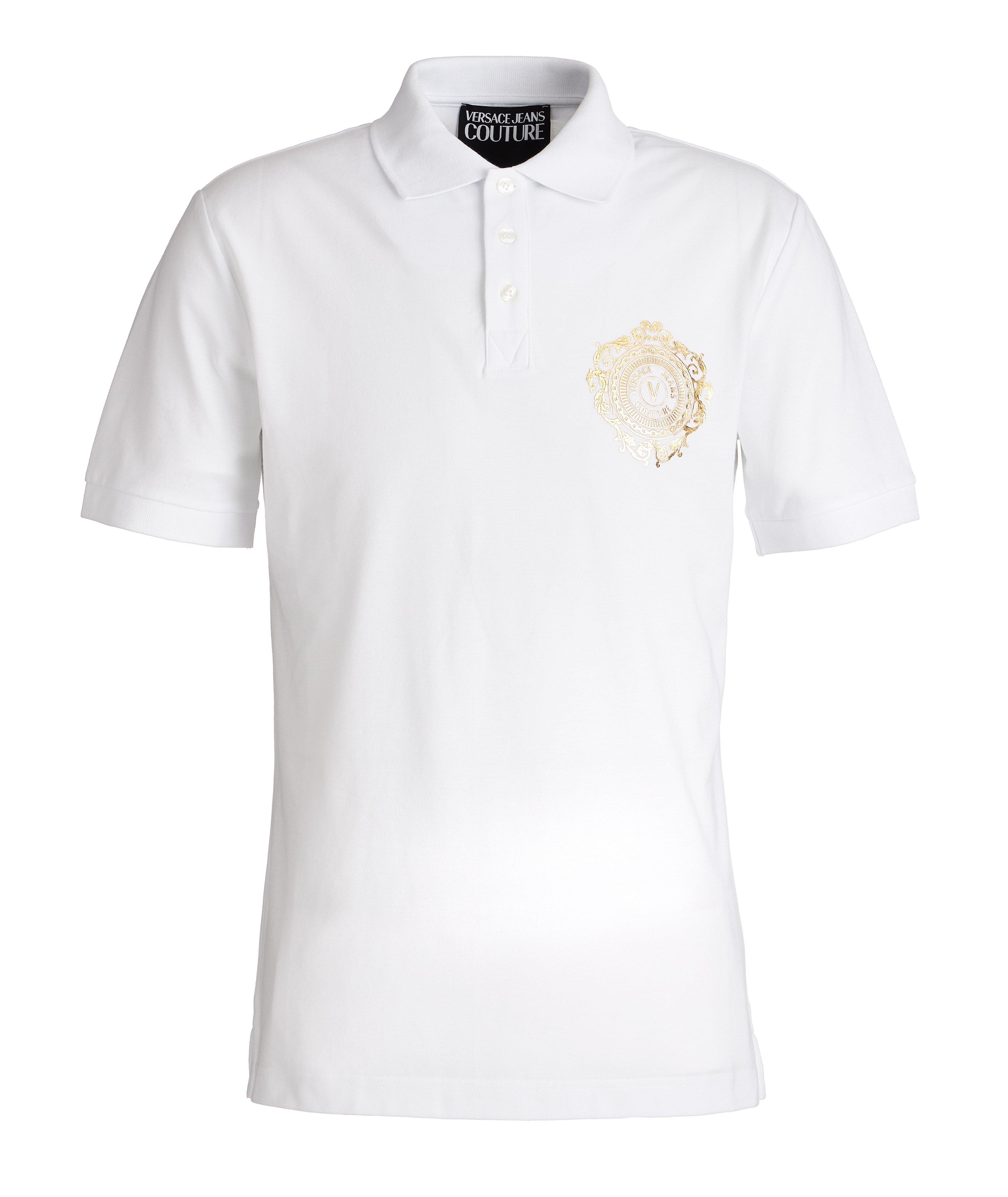 Versace Jeans Couture Piqué Organic Cotton Polo