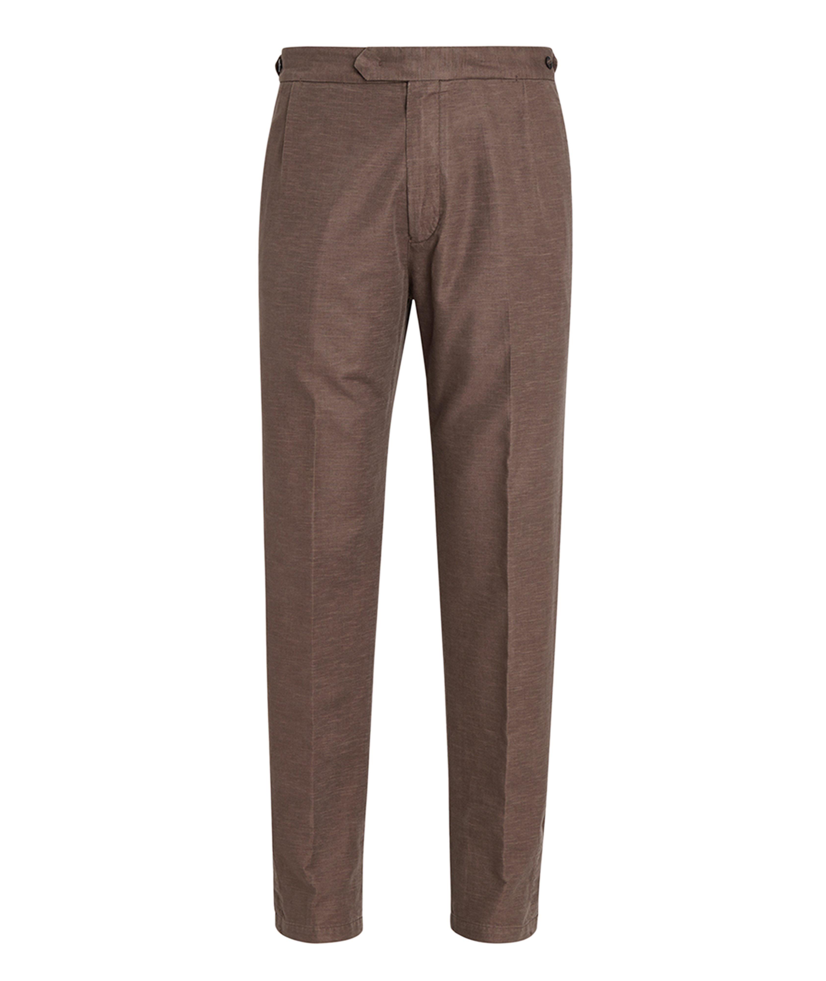 Ermenegildo Zegna Pantalon en coton et lin