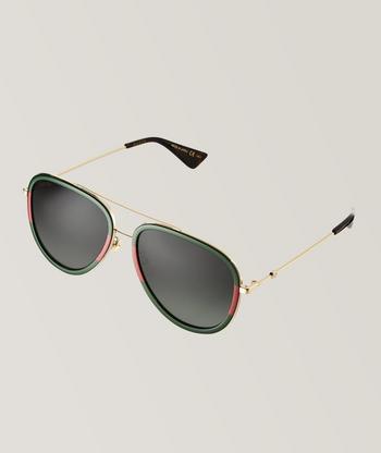 Gucci tortoise aviator sunglasses online