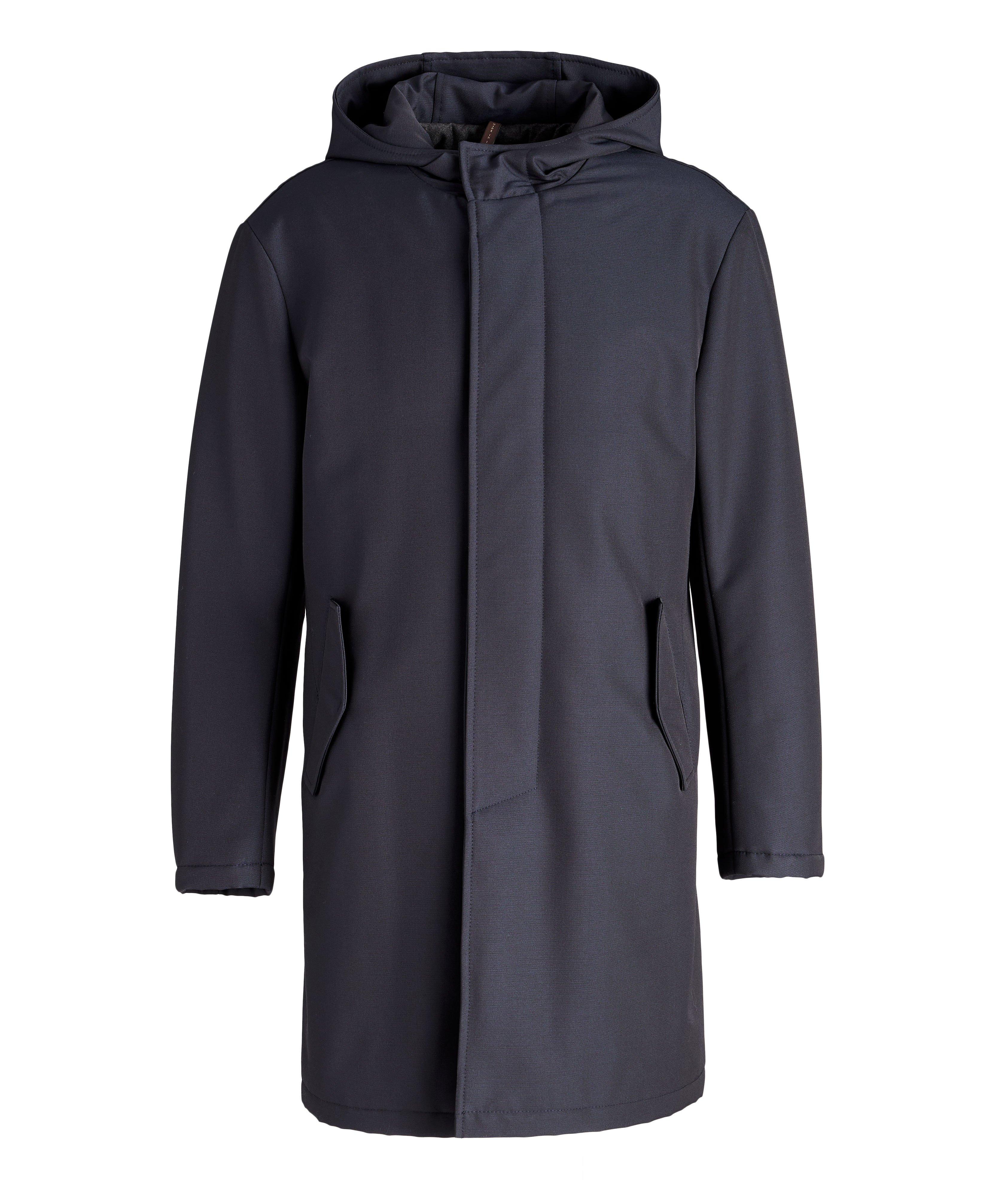 Harry Rosen Elliot Clima System Hooded Wool Overcoat | Coats | Final Cut