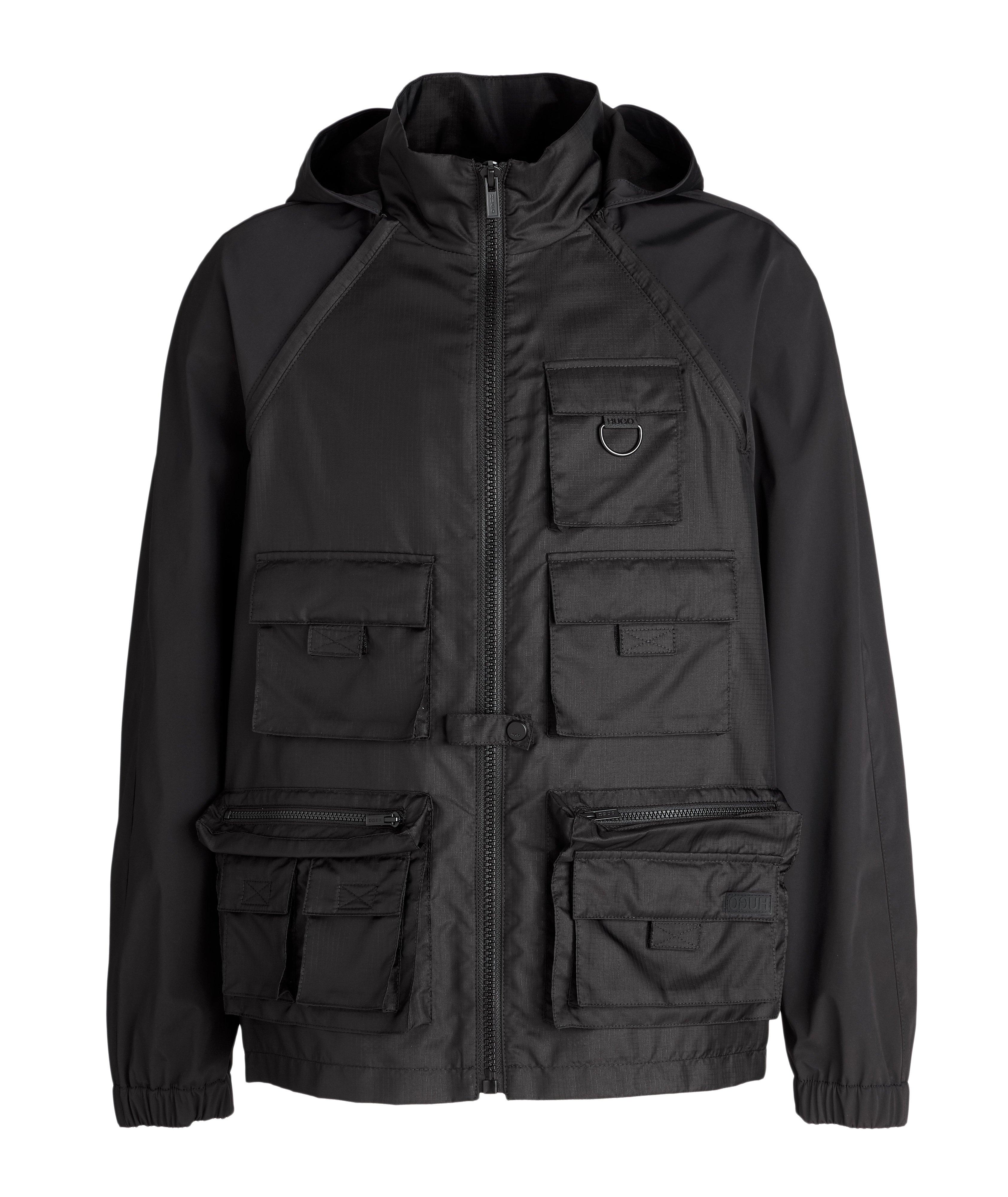 Water Repellent Hooded Utility Jacket image 0