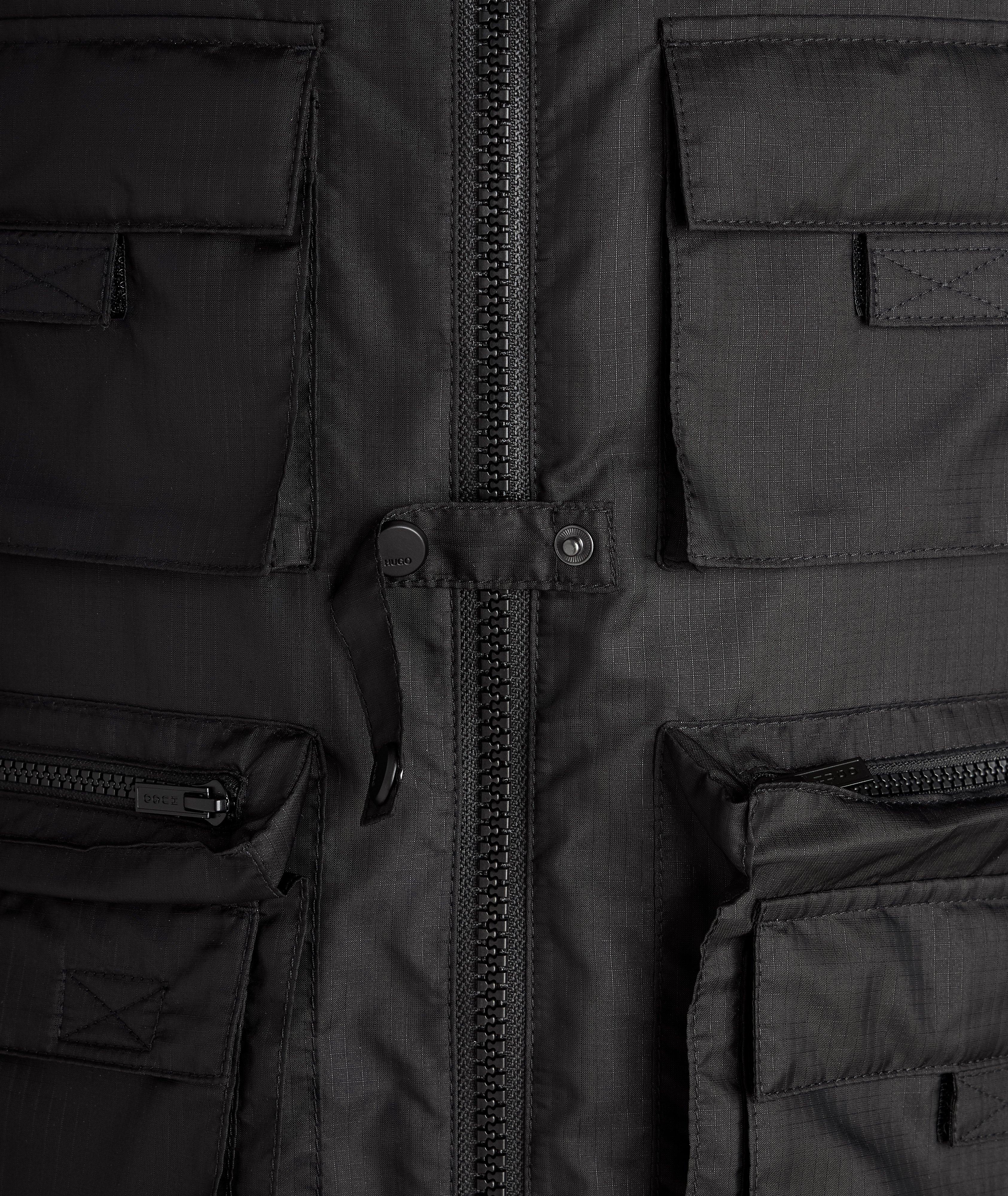 Water Repellent Hooded Utility Jacket image 3