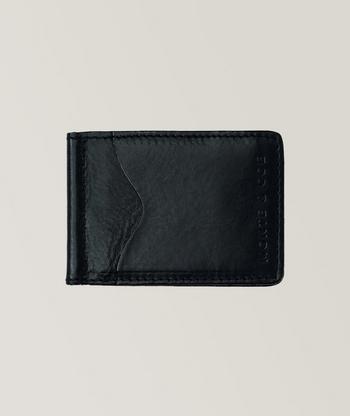 Strapless Leather Money Clip Card Holder