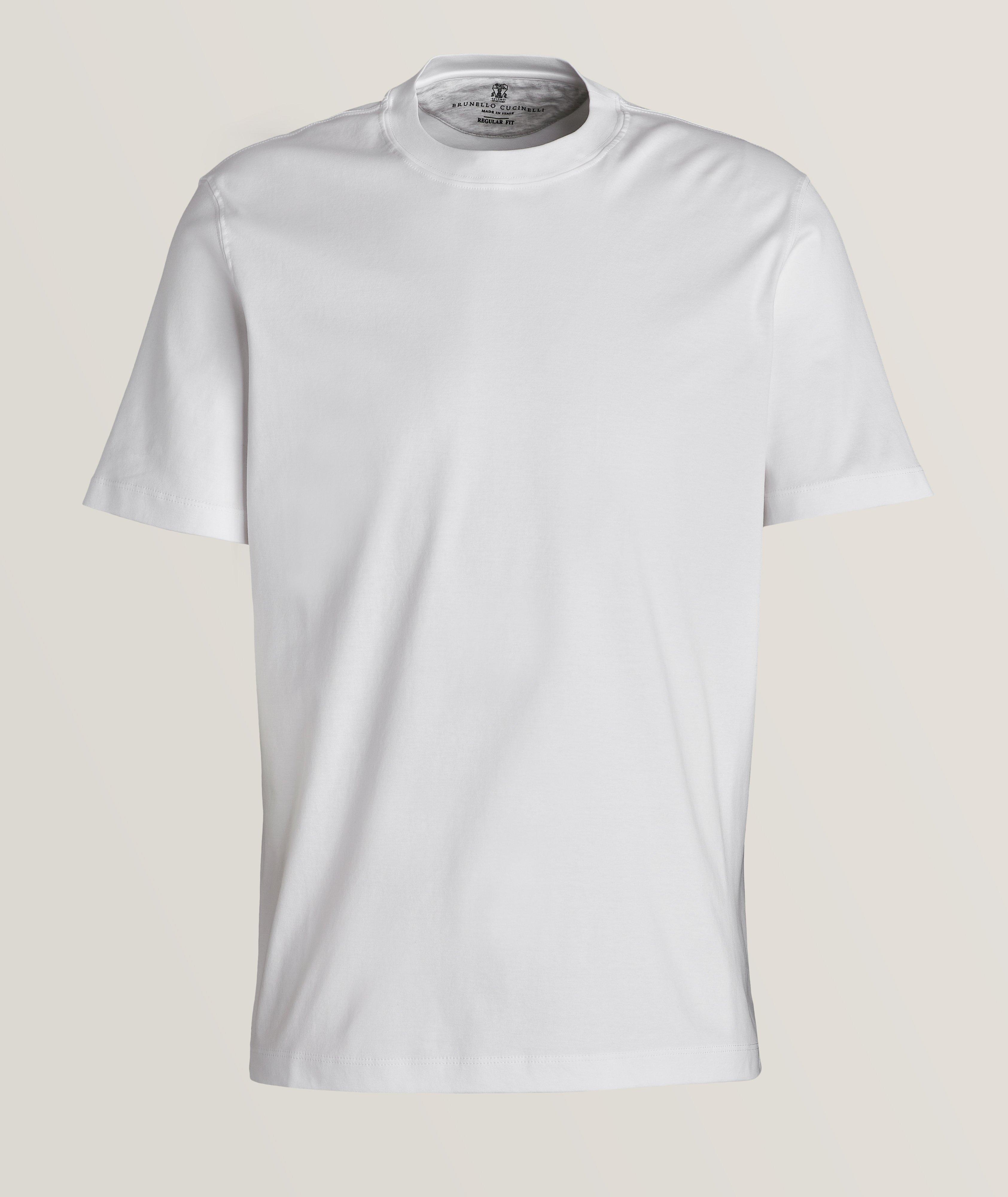 Brunello Cucinelli T-Shirt En Coton En Blanc , Taille Homme Petit