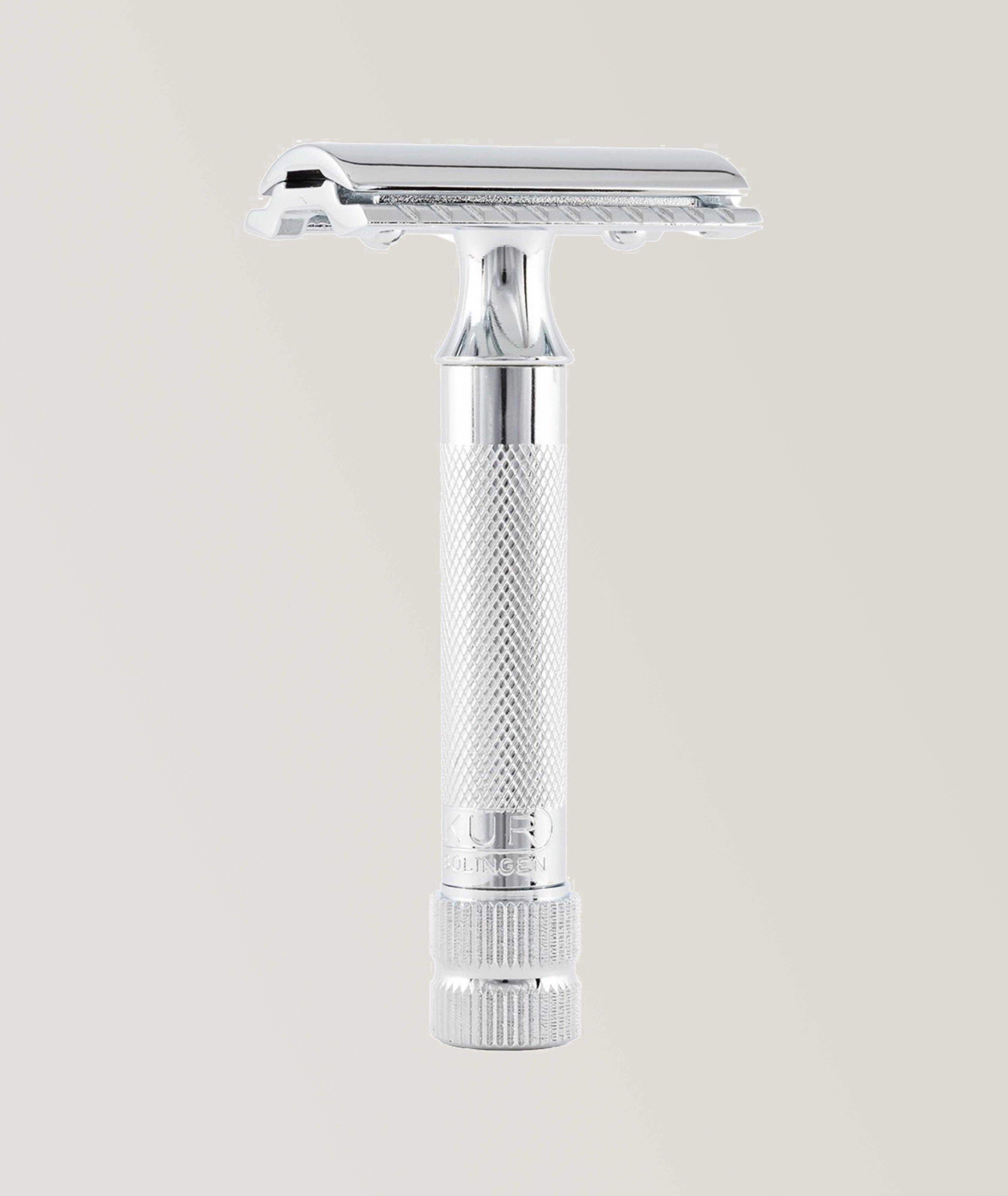 Double Edge Safety Razor, Straight Cut, Extra Thick Handle