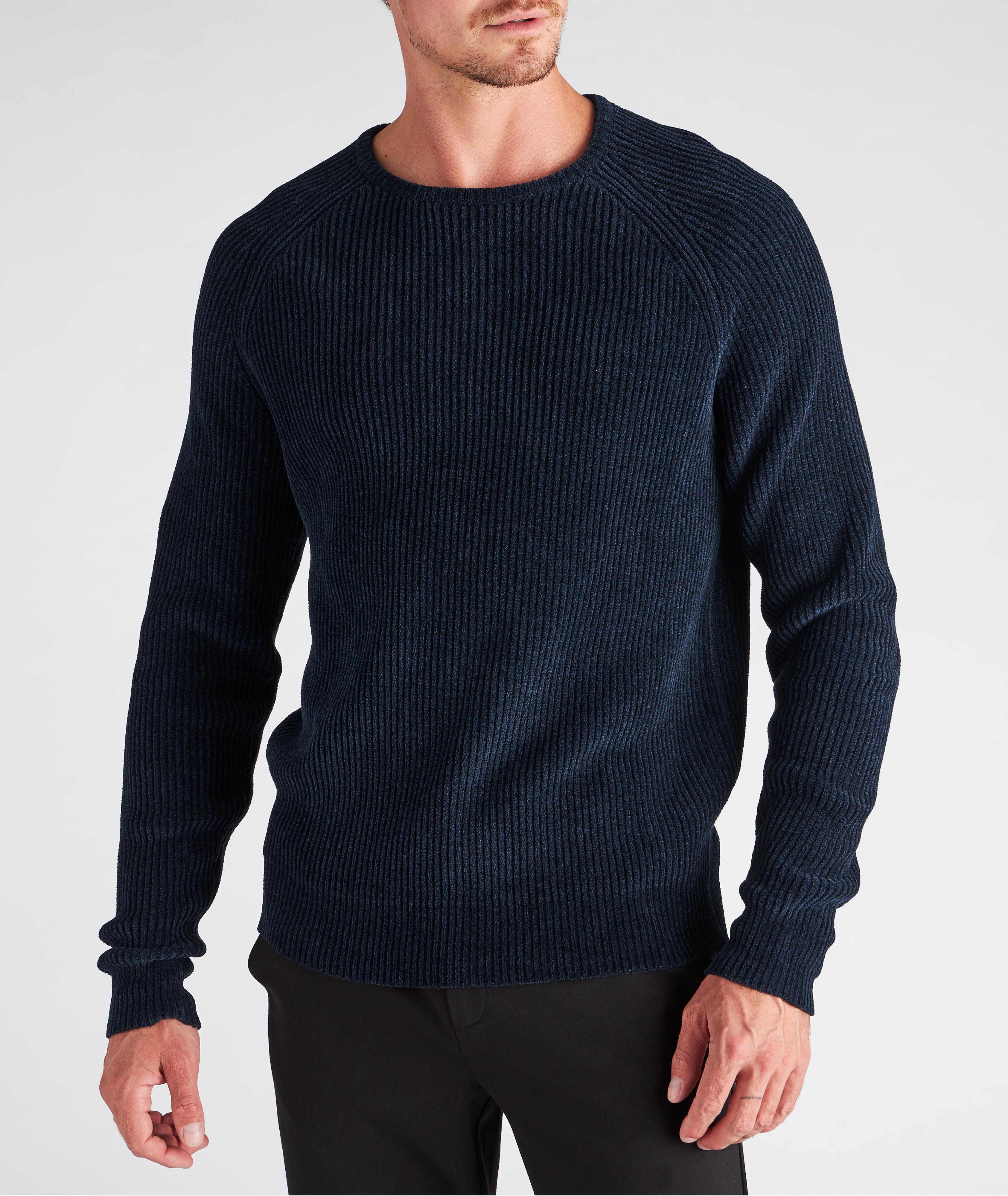 Patrick Assaraf Ribbed Knit Chenille Sweater | Sweaters & Knits | Final Cut