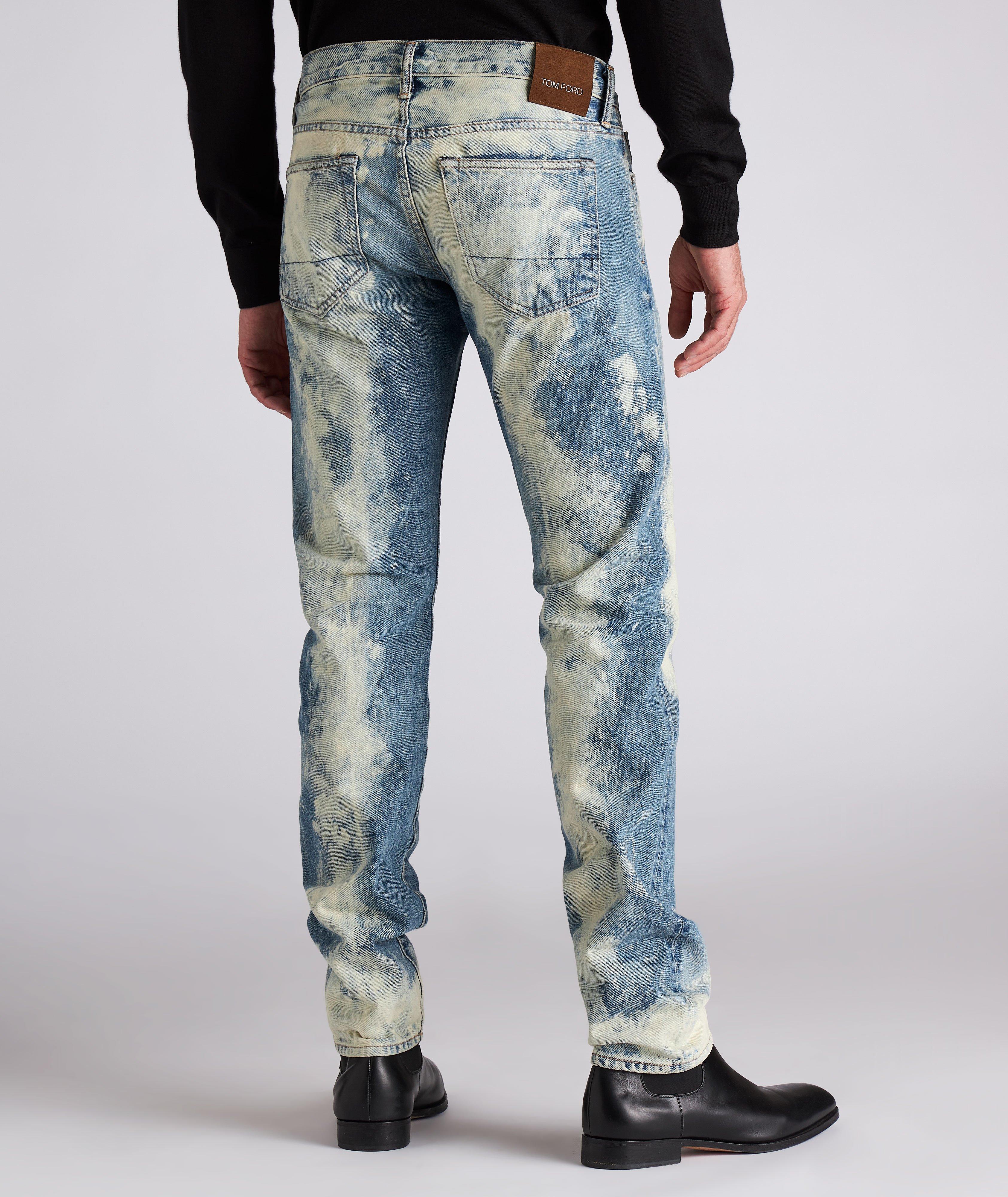 Slim Fit Bleached Japanese Selvedge Jeans image 2