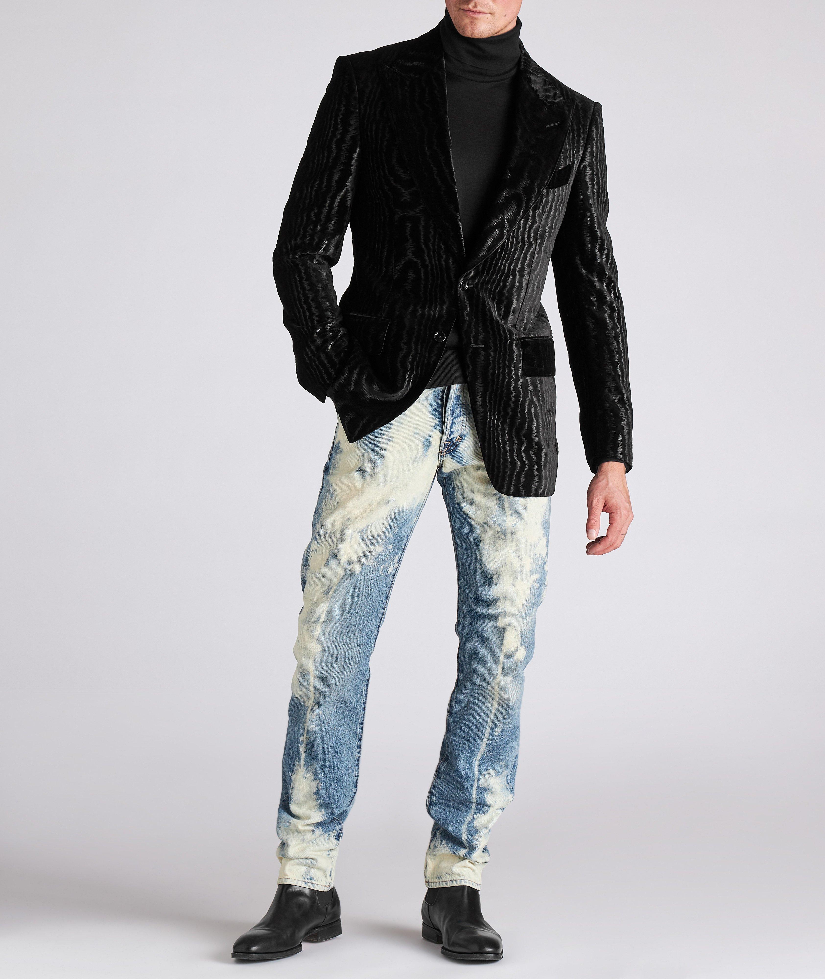 Slim Fit Bleached Japanese Selvedge Jeans image 5