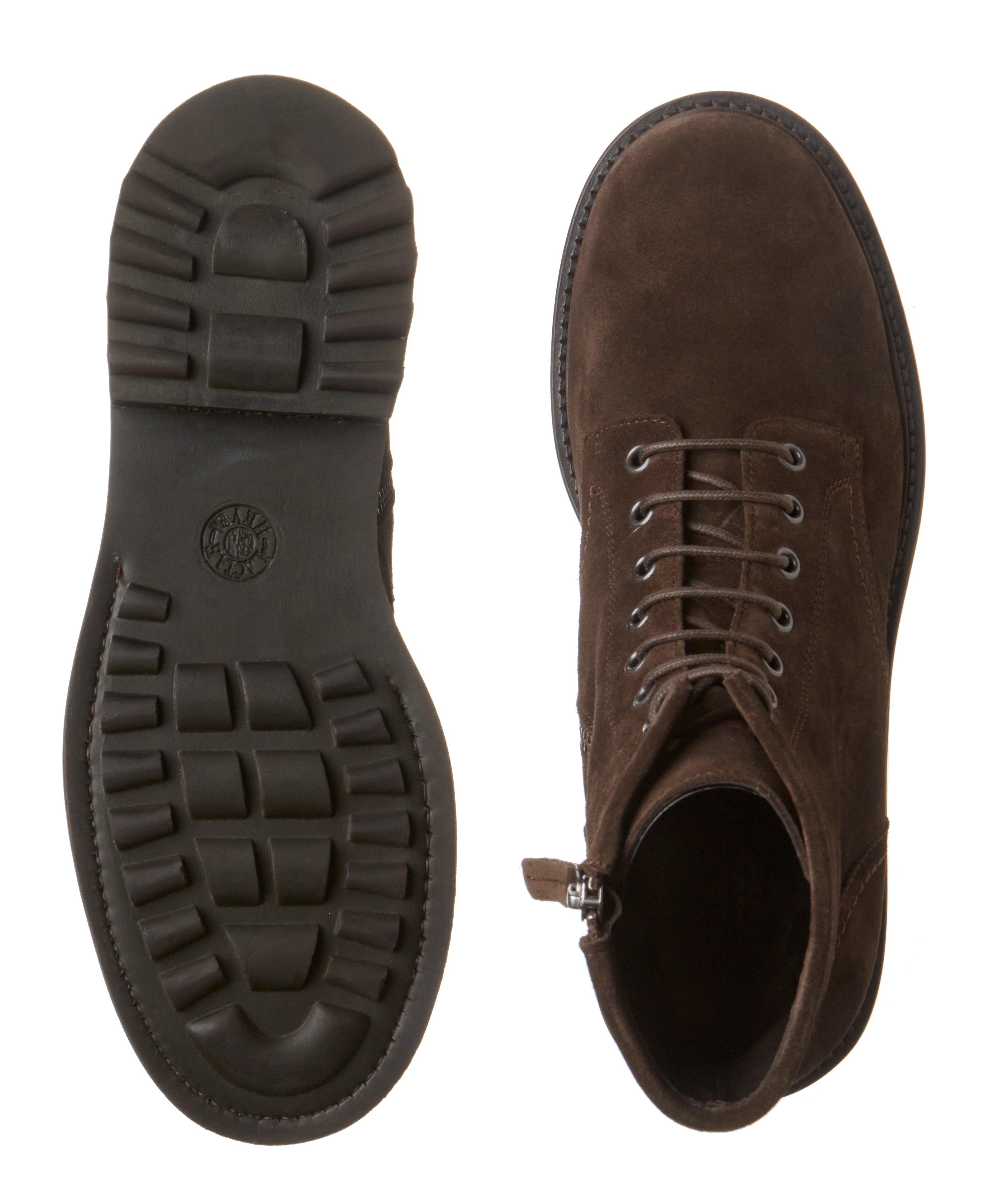 Suede Plain-Toe Boots image 2