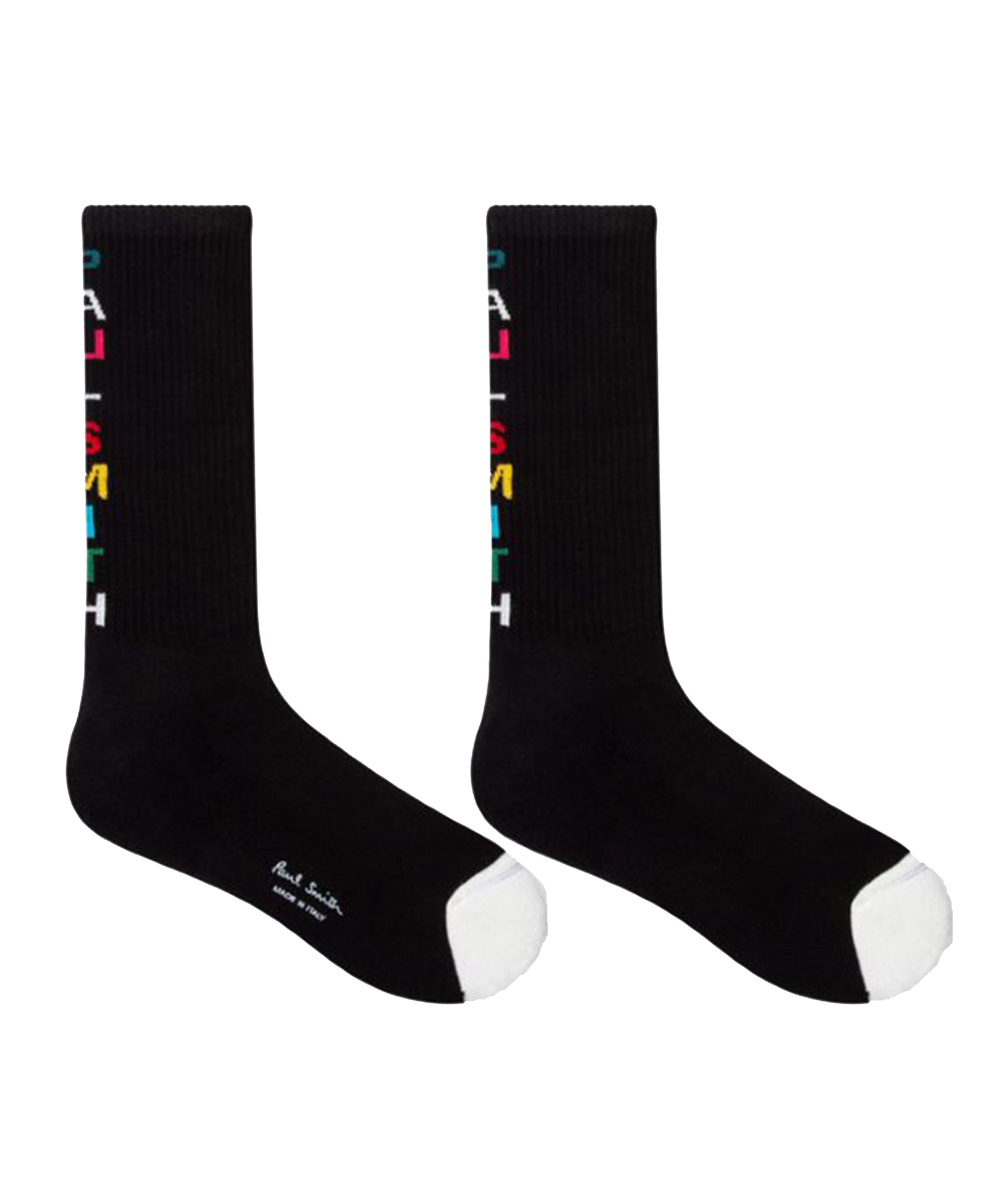 Printed Organic Cotton-Blend Socks image 1