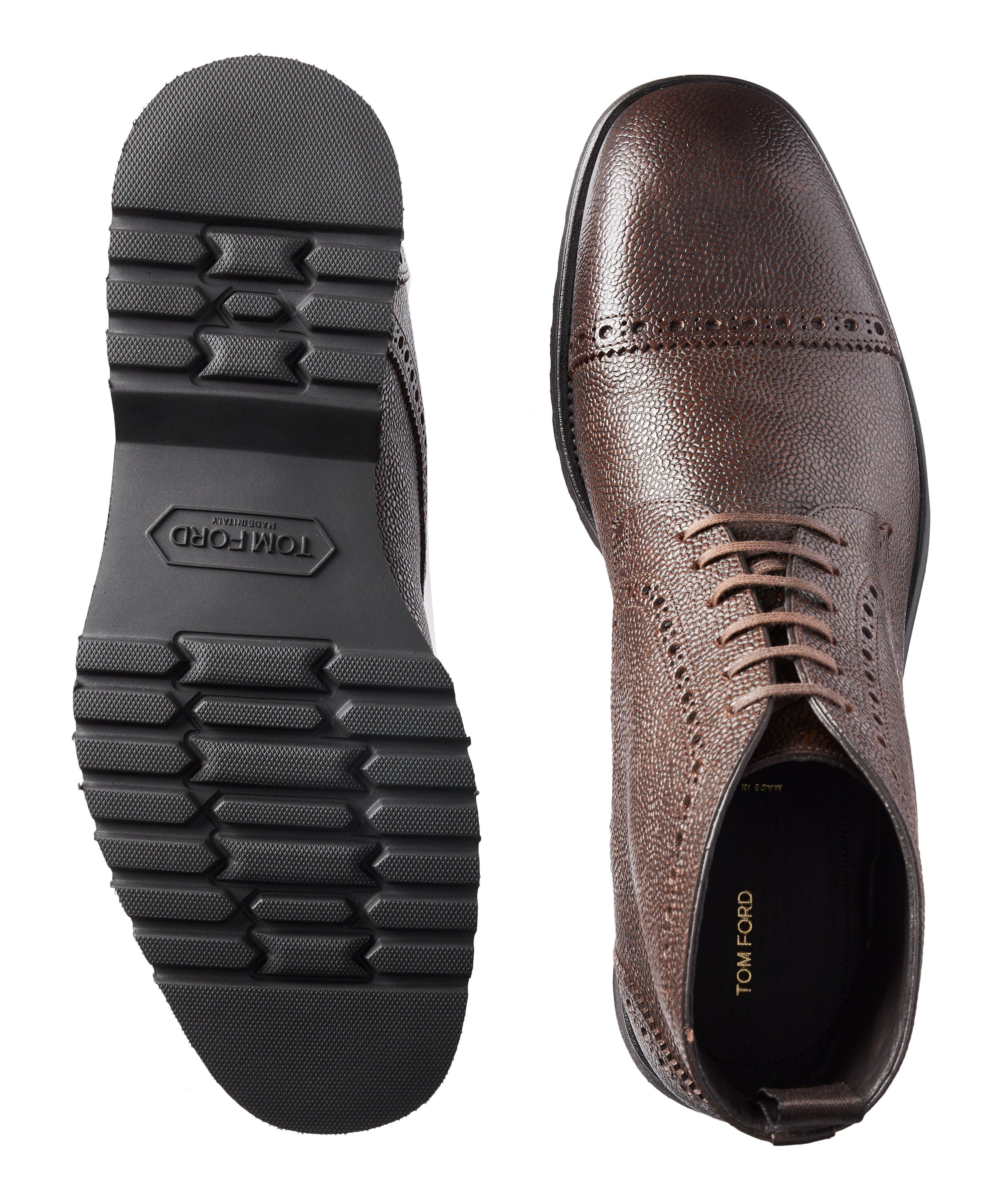 Botte brogue Kensington en cuir image 2