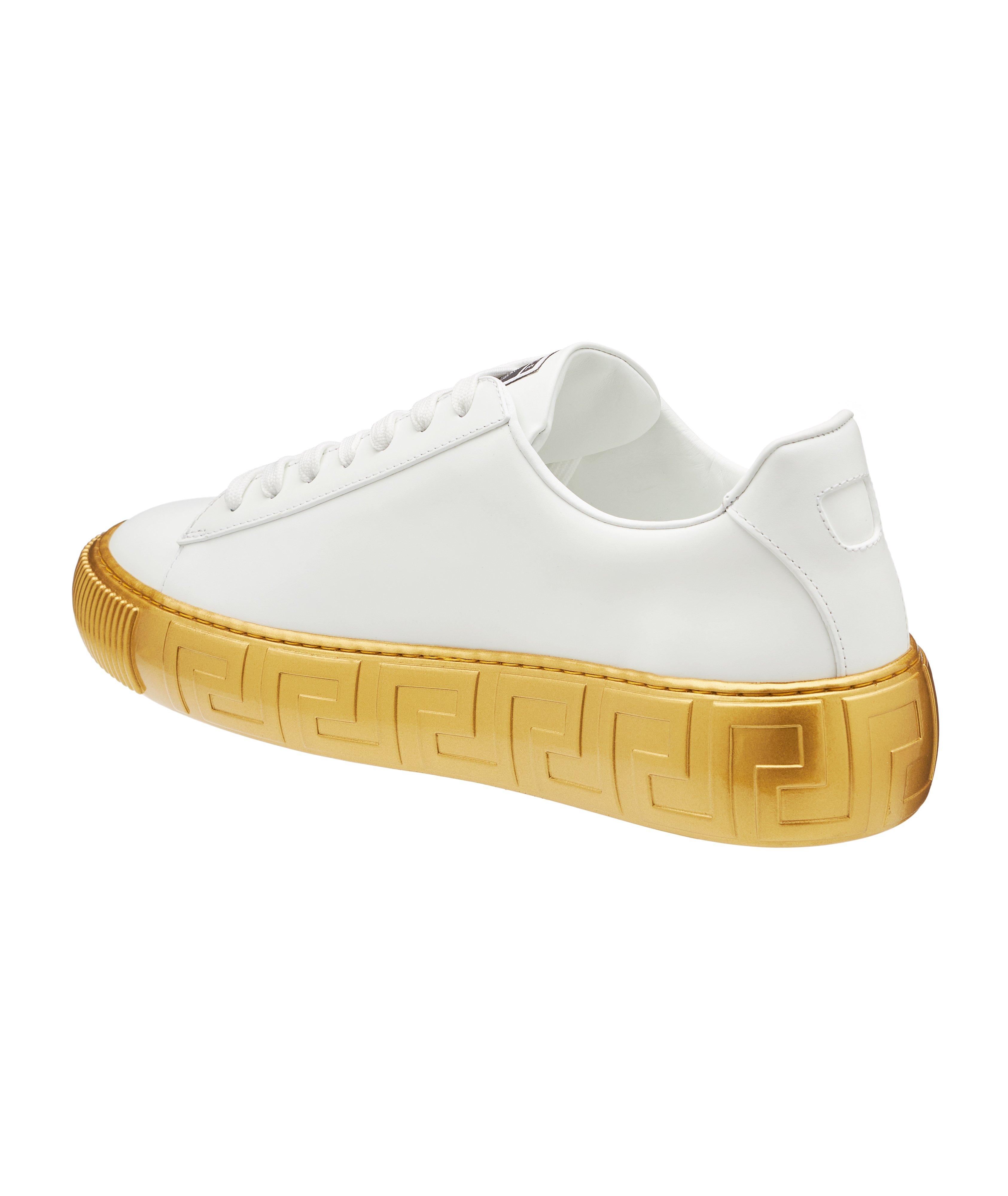 Greca Leather Sneakers image 1