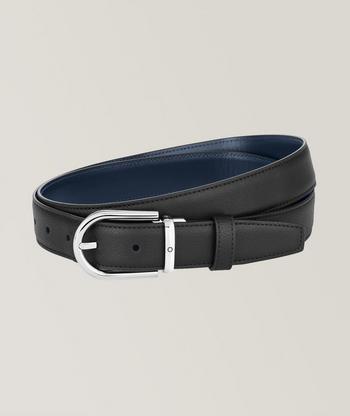 Versatile Scritto leather 35 mm Reversible Belt