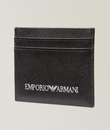 Mens armani shop card holder