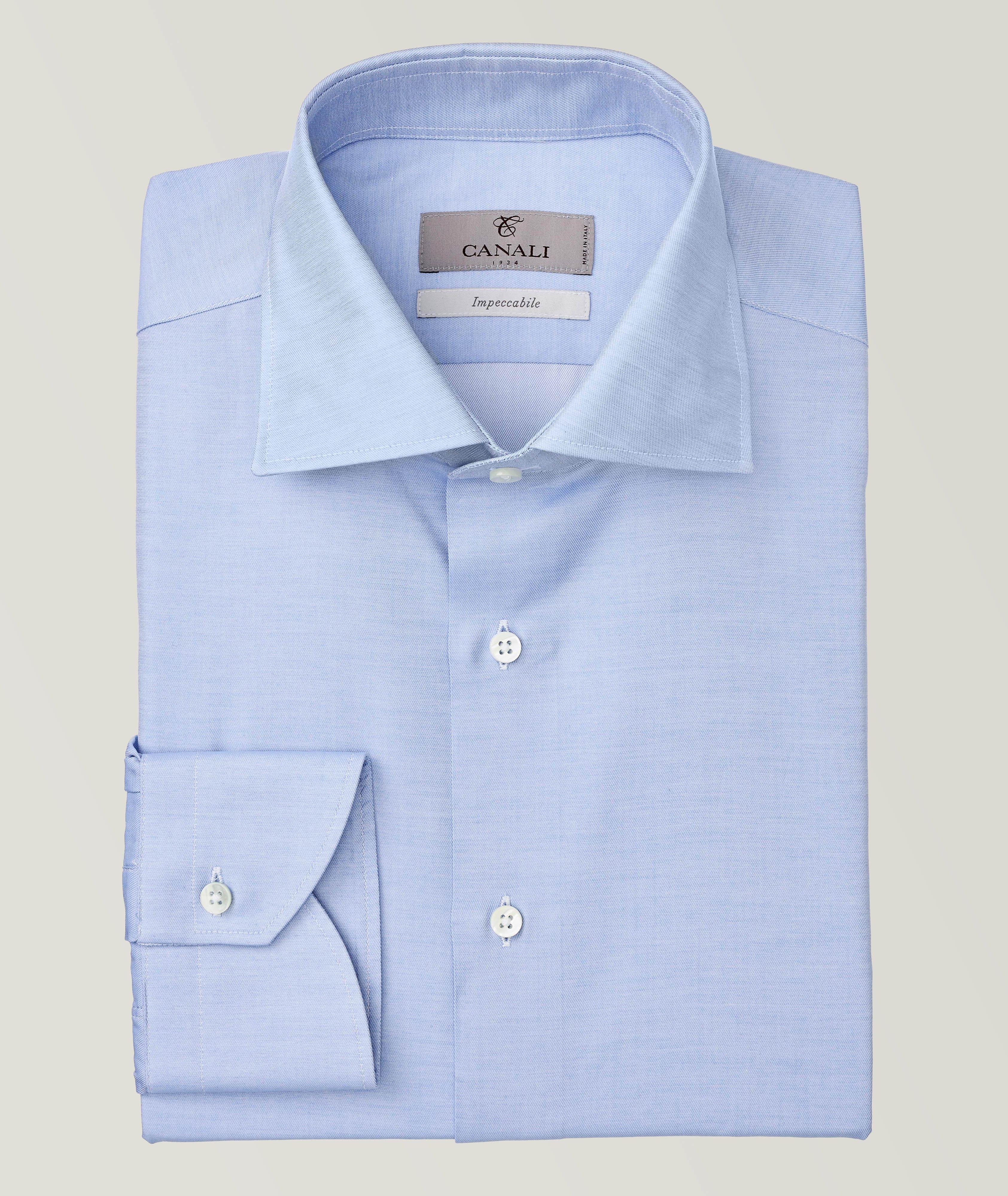 Impeccabile Contemporary-Fit Cotton Dress Shirt