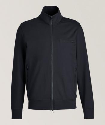 Zegna Mélange Techmerino Wool Padded Overshirt, Sport Jackets