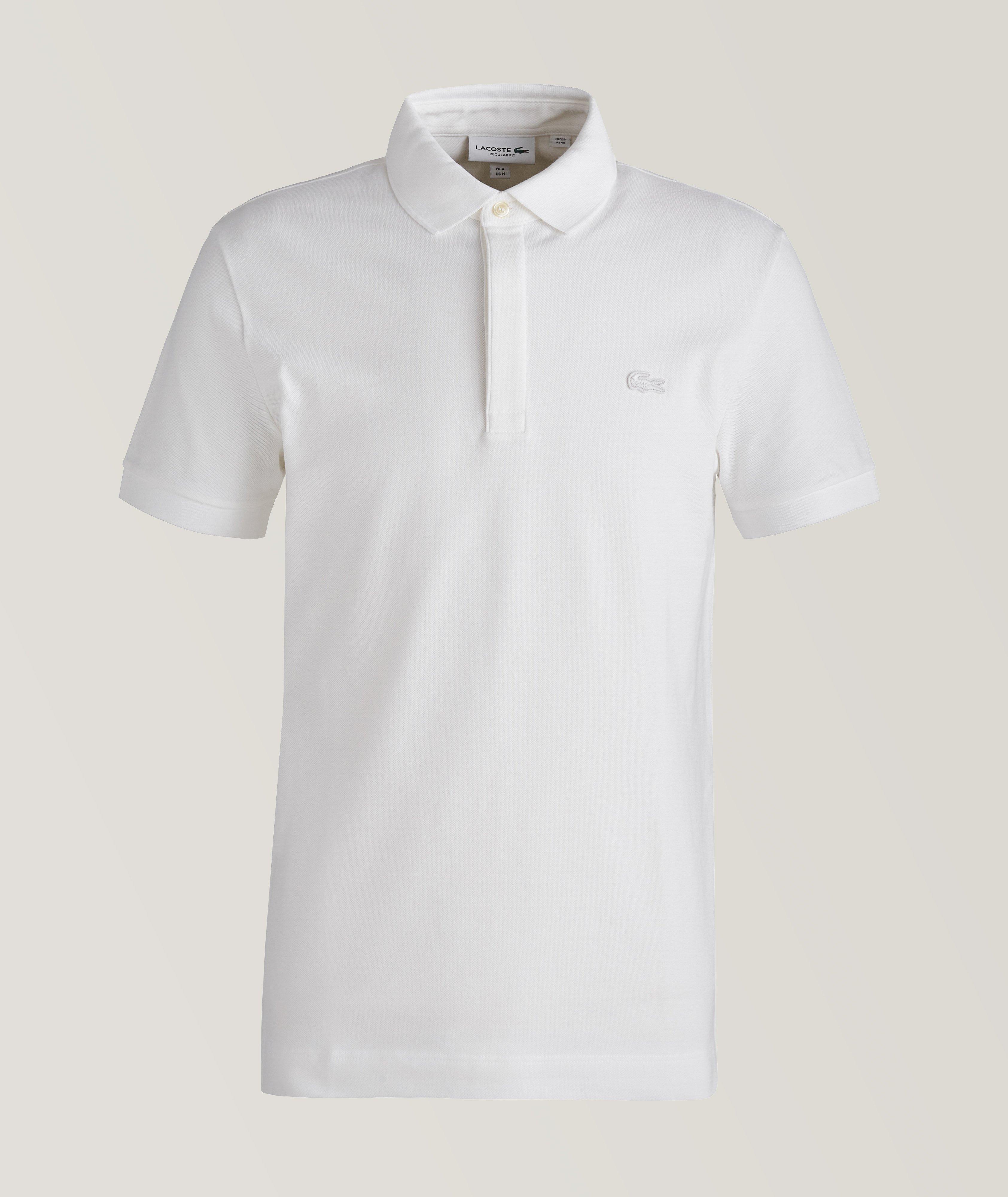 Lacoste Polo Paris En Coton Piqué En Blanc , Taille Homme Petit