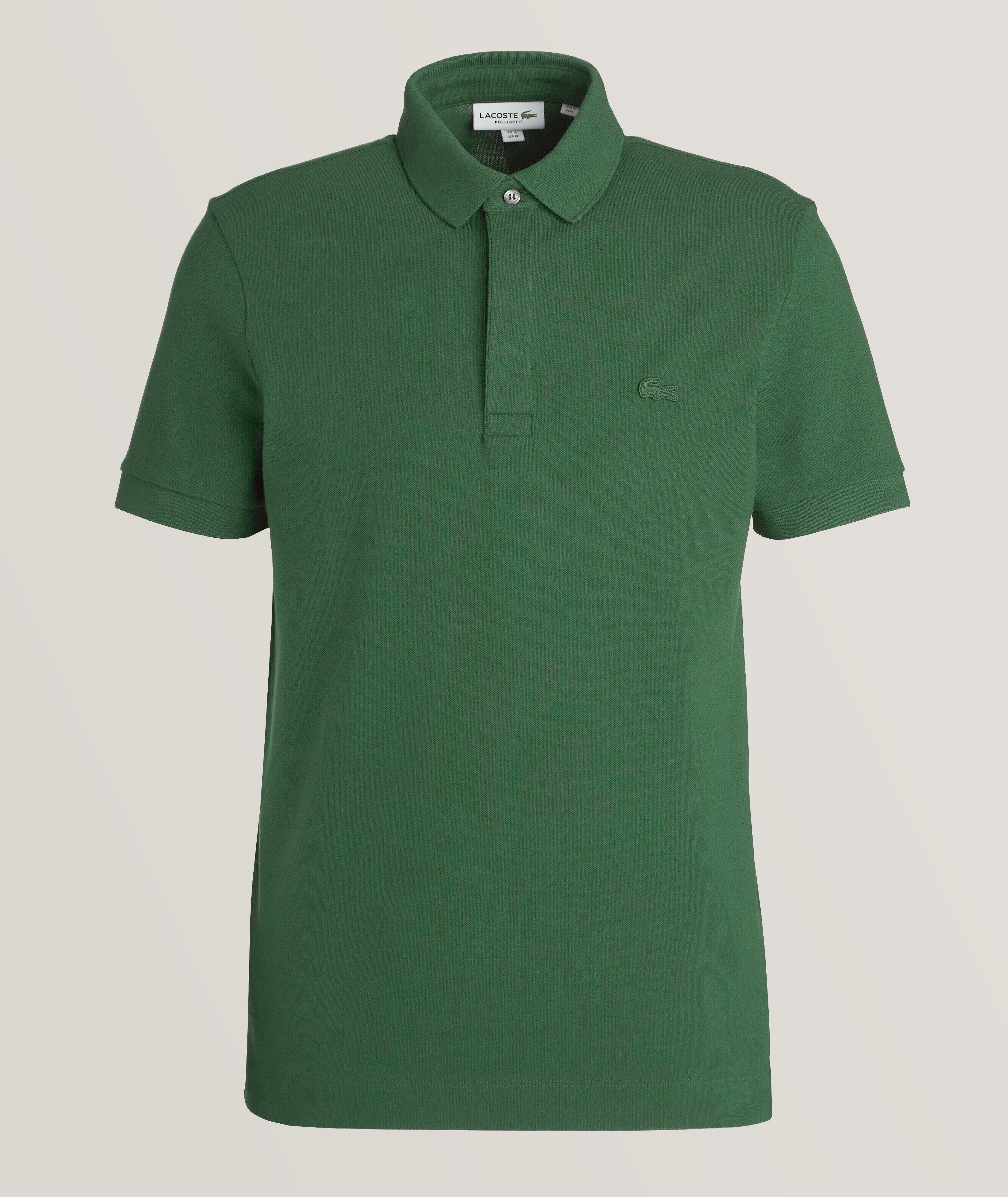 Lacoste Polo Paris En Coton Piqué En Vert , Taille Homme Petit