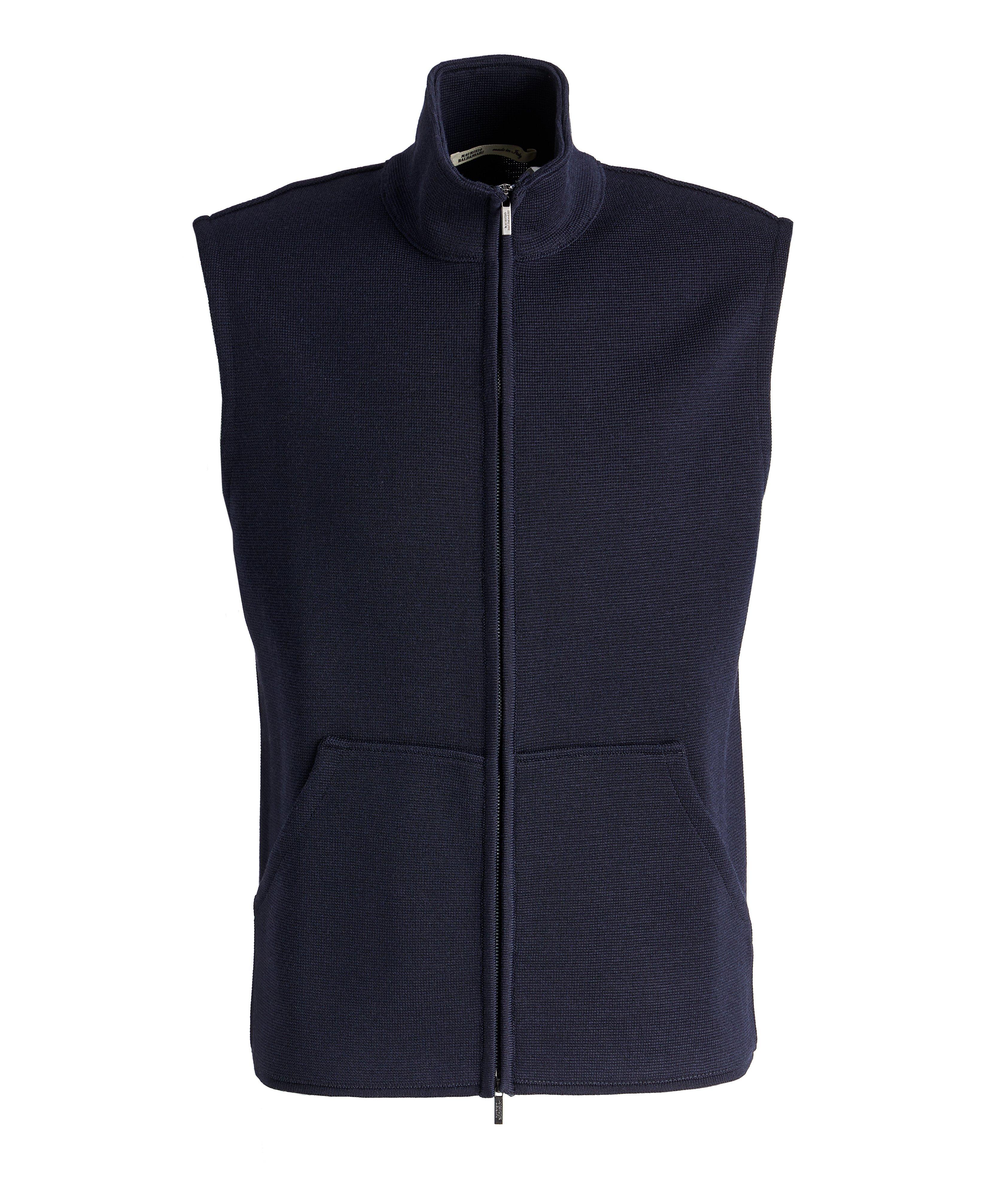 Waffle Knit Wool Vest image 0