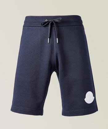 Eleventy Drawstring Stretch-Cotton Shorts, Shorts