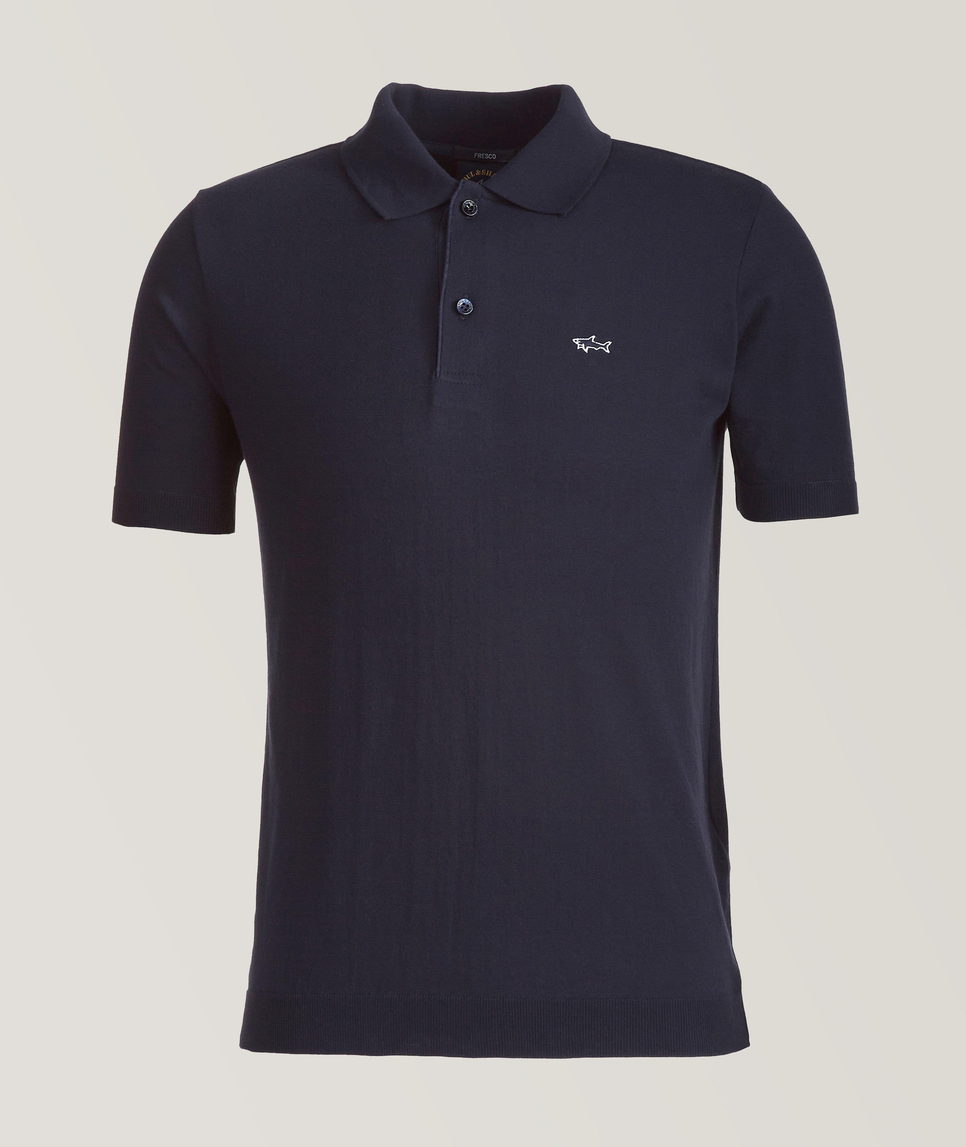 Fresco Cotton Knit Logo Polo image 0
