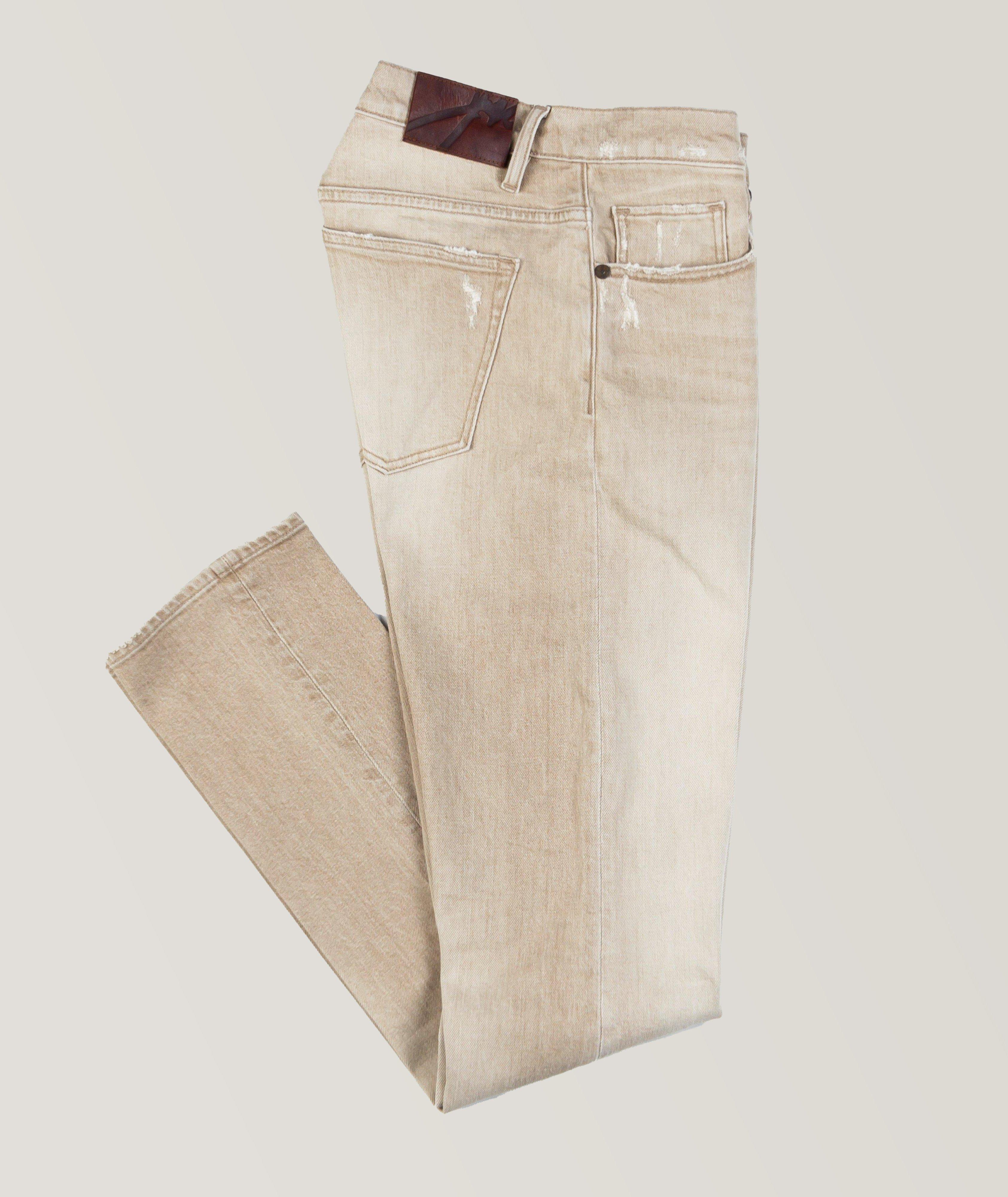 Jude Denim Jean Blade Silica De Coupe Amincie Et Fuselée En Beige , Taille Homme 36