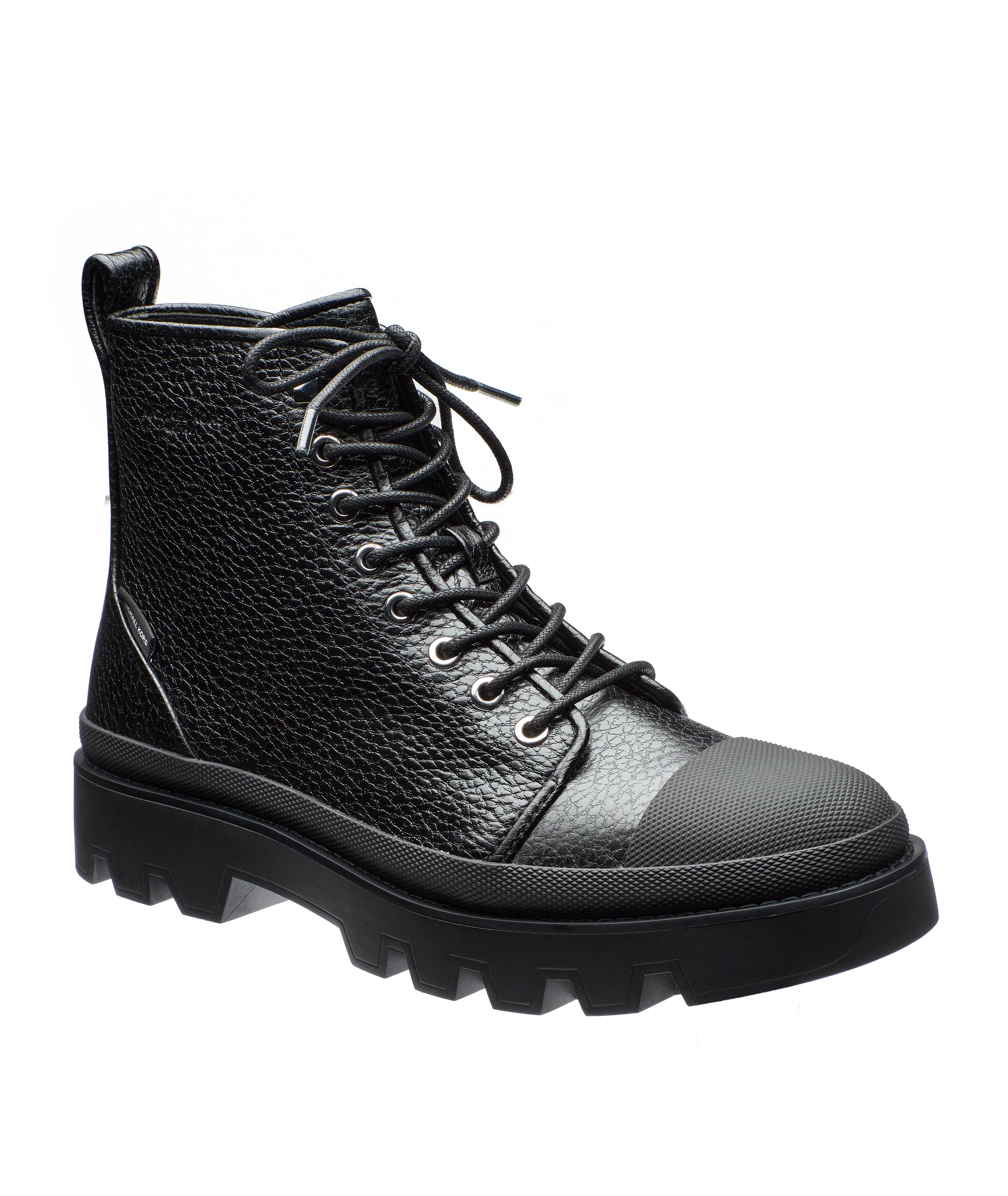 Michael Kors Colin Lace-Up Leather Boots | Boots | Final Cut