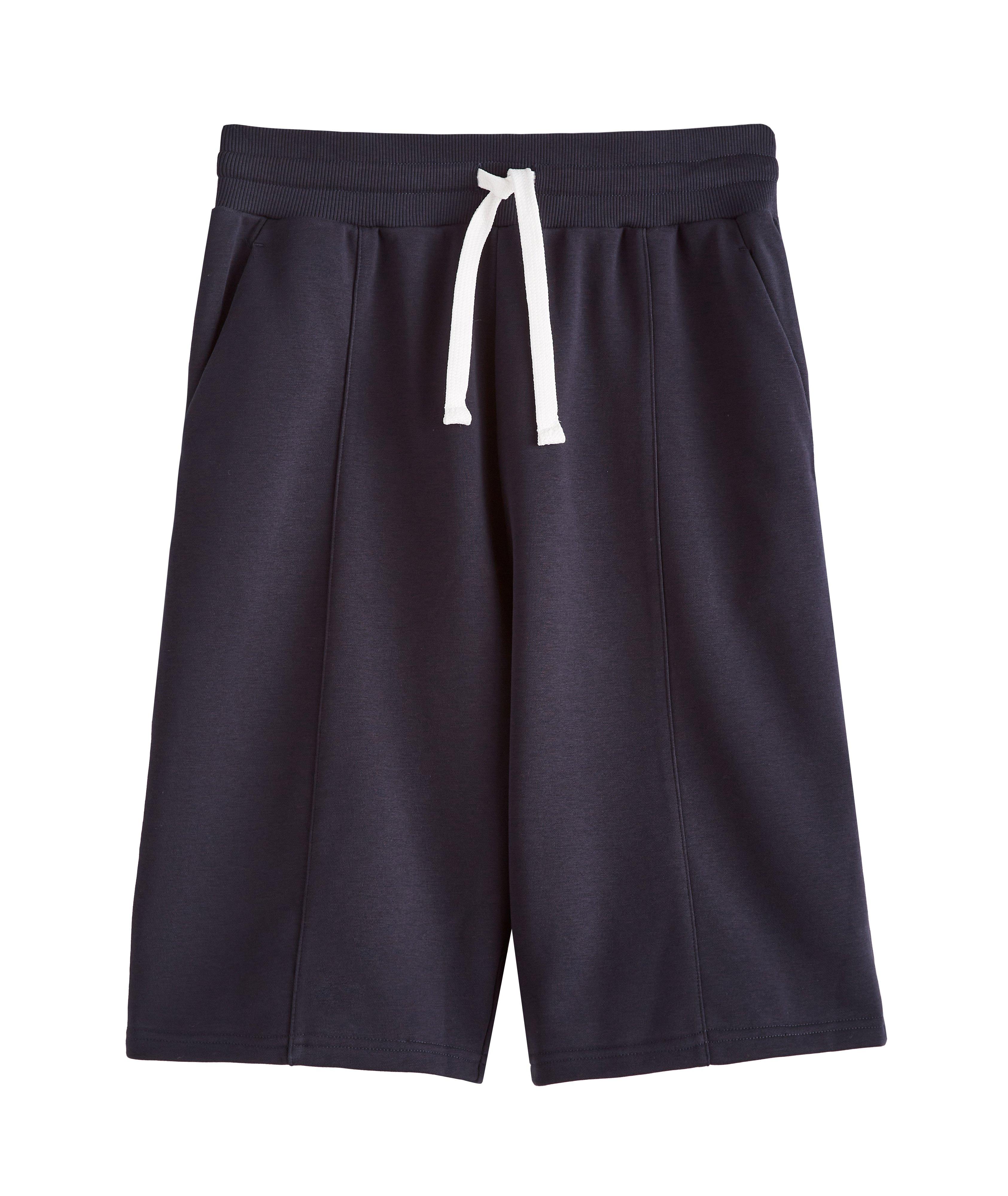 Drawstring Cotton Shorts image 0