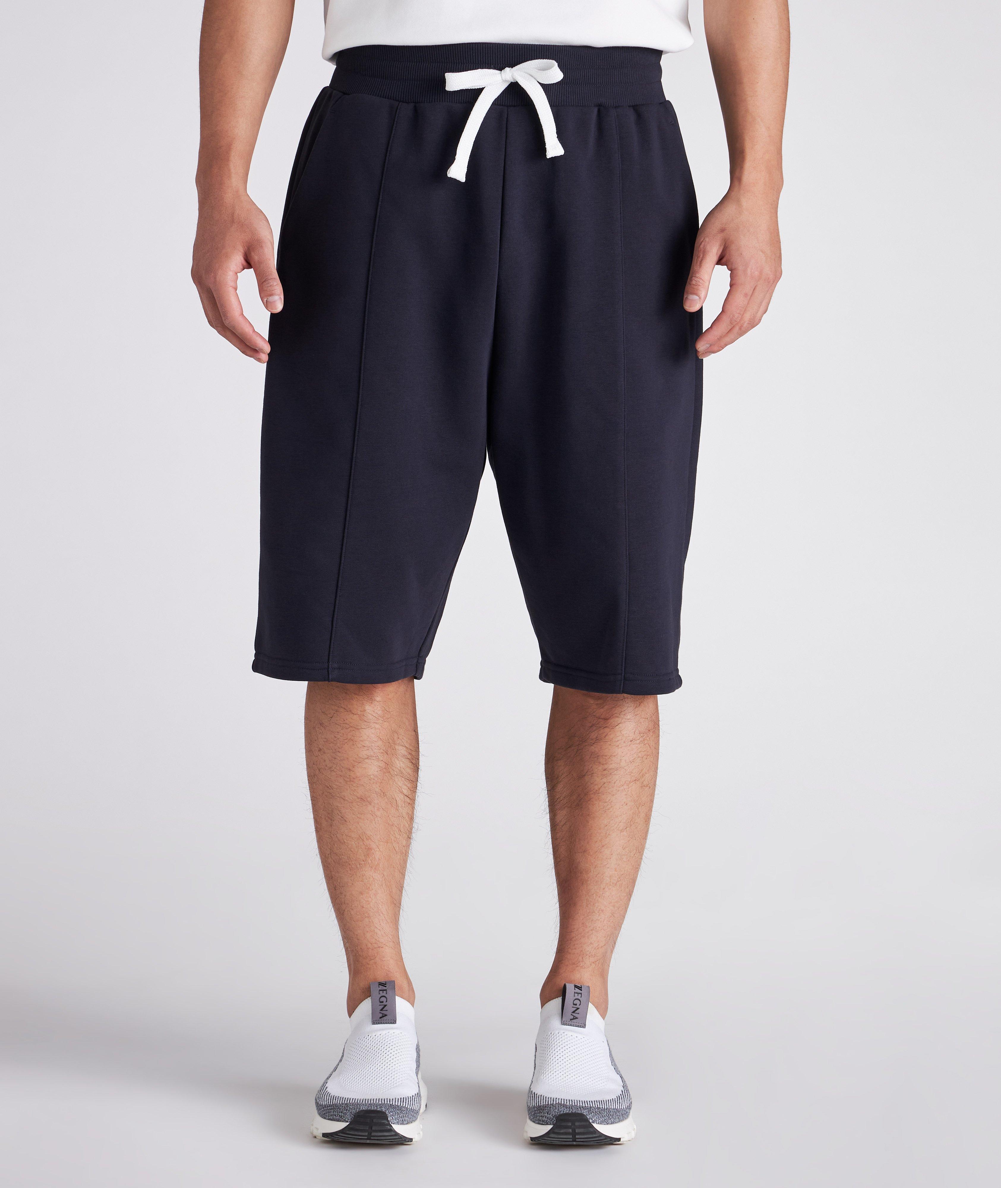 Drawstring Cotton Shorts image 1